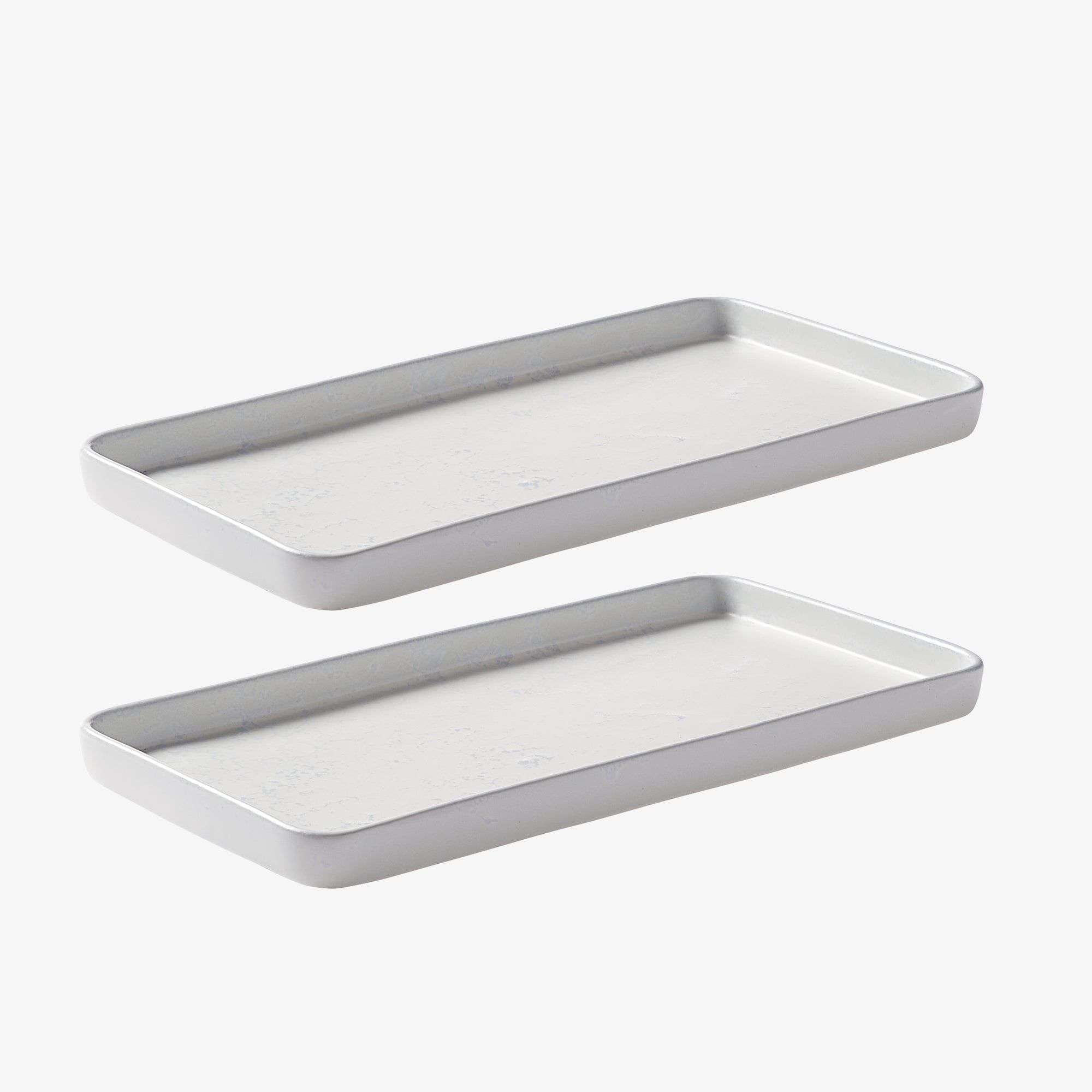 RAW rektangulært fad 2 stk. | Arctic White