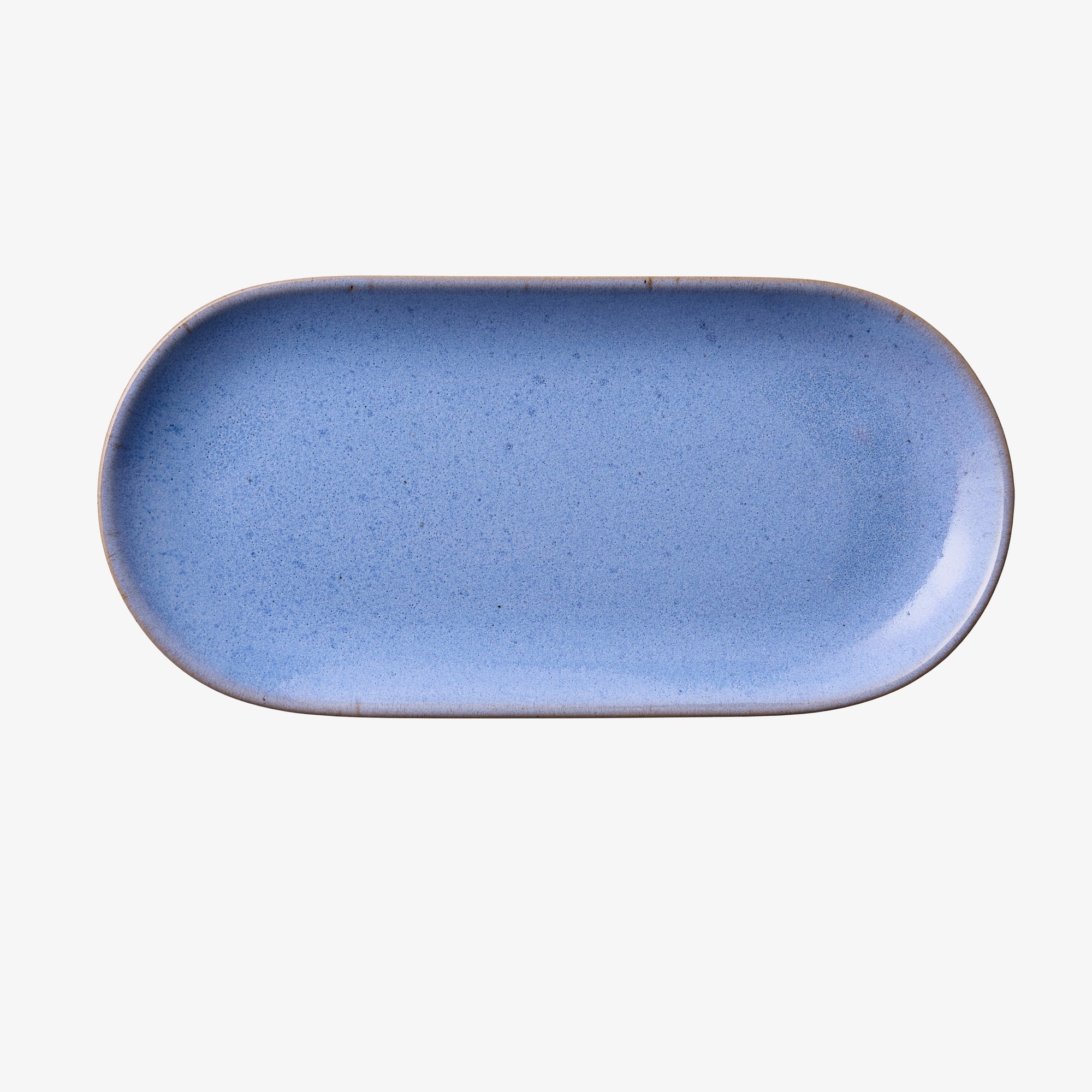 RAW Colour oval tallerken | Blueish