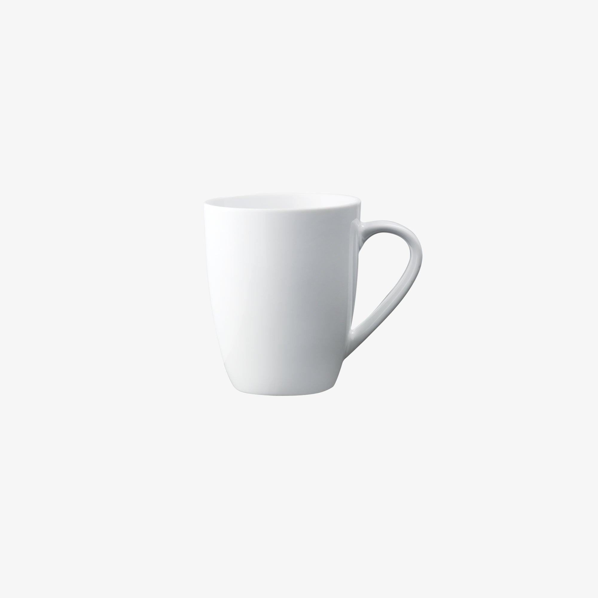 Café krus med hank 4 stk. | Hvid