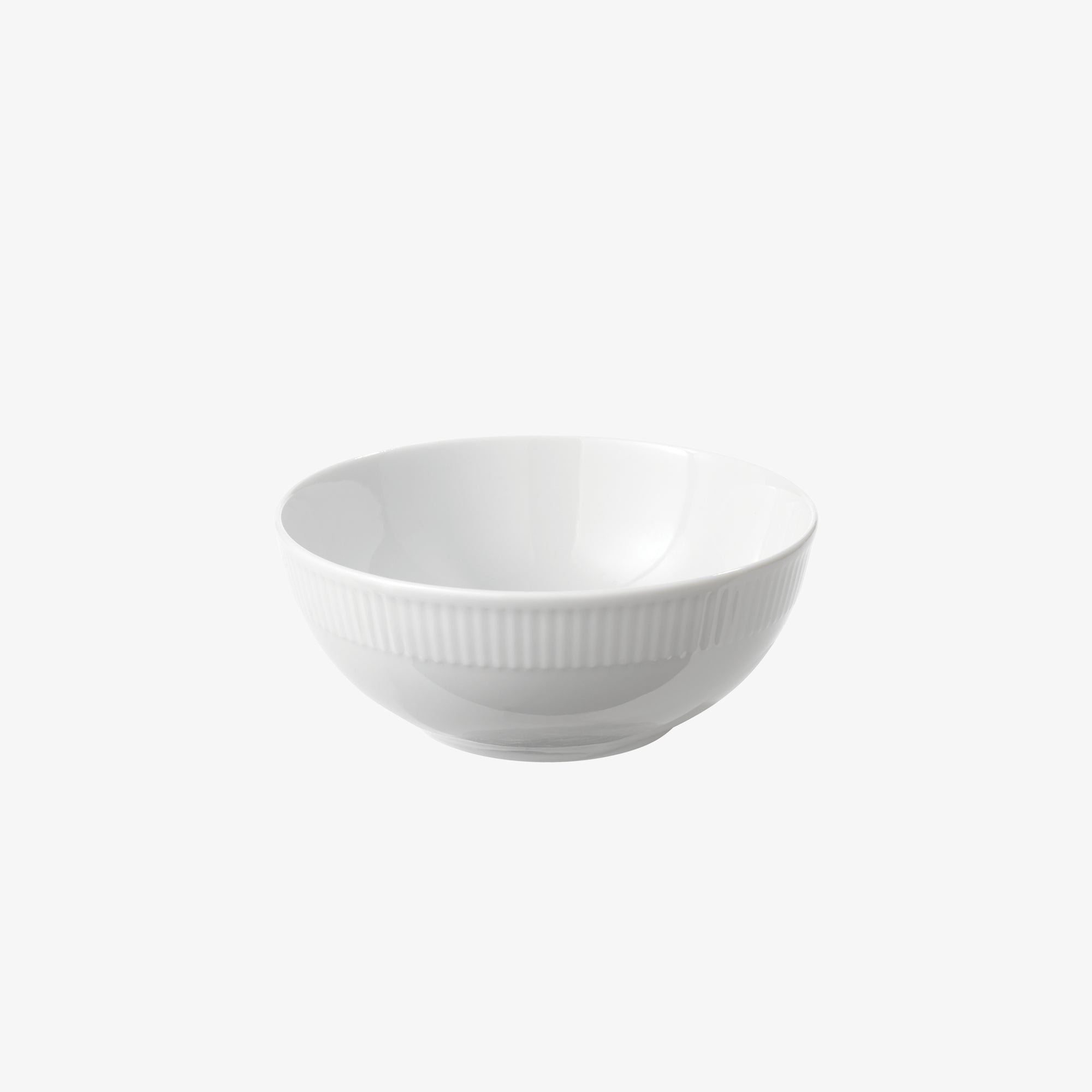 Relief salatskål | Hvid