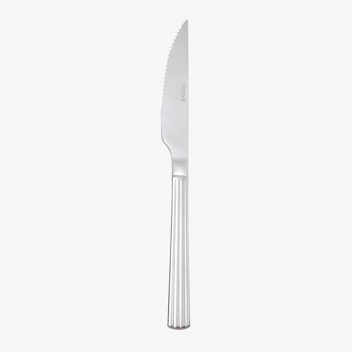 Groovy steakkniv | Blank Stål
