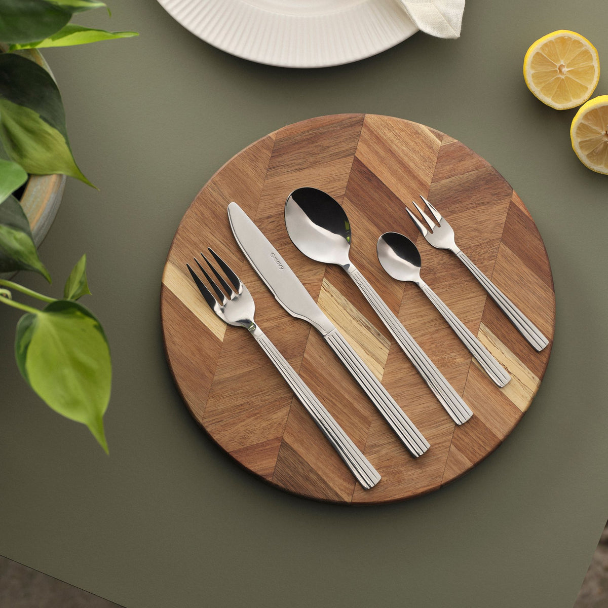 Groovy bestiksæt 60 dele | Blank Stål