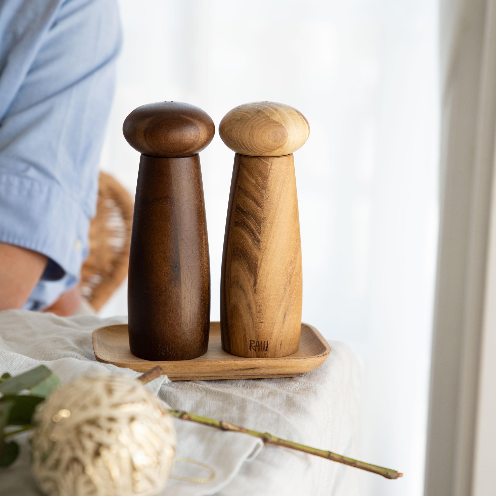 RAW kværnesæt med bakke 3 dele | Miks