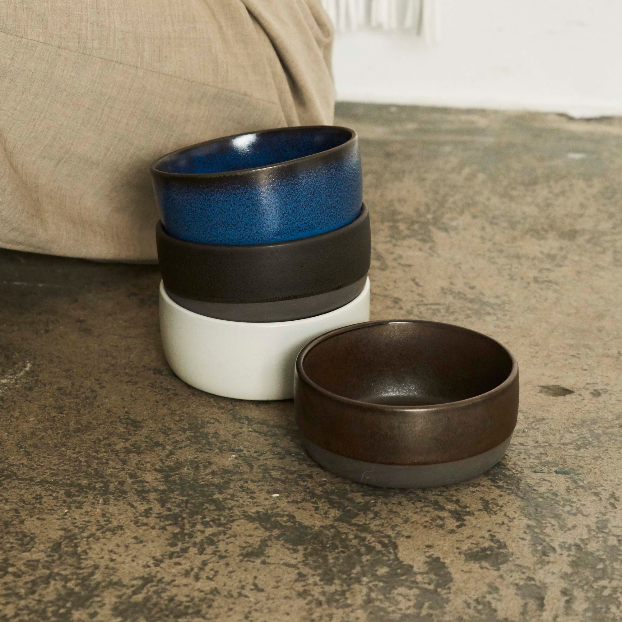 RAW skål 13,5 cm 3 stk. | Midnight Blue