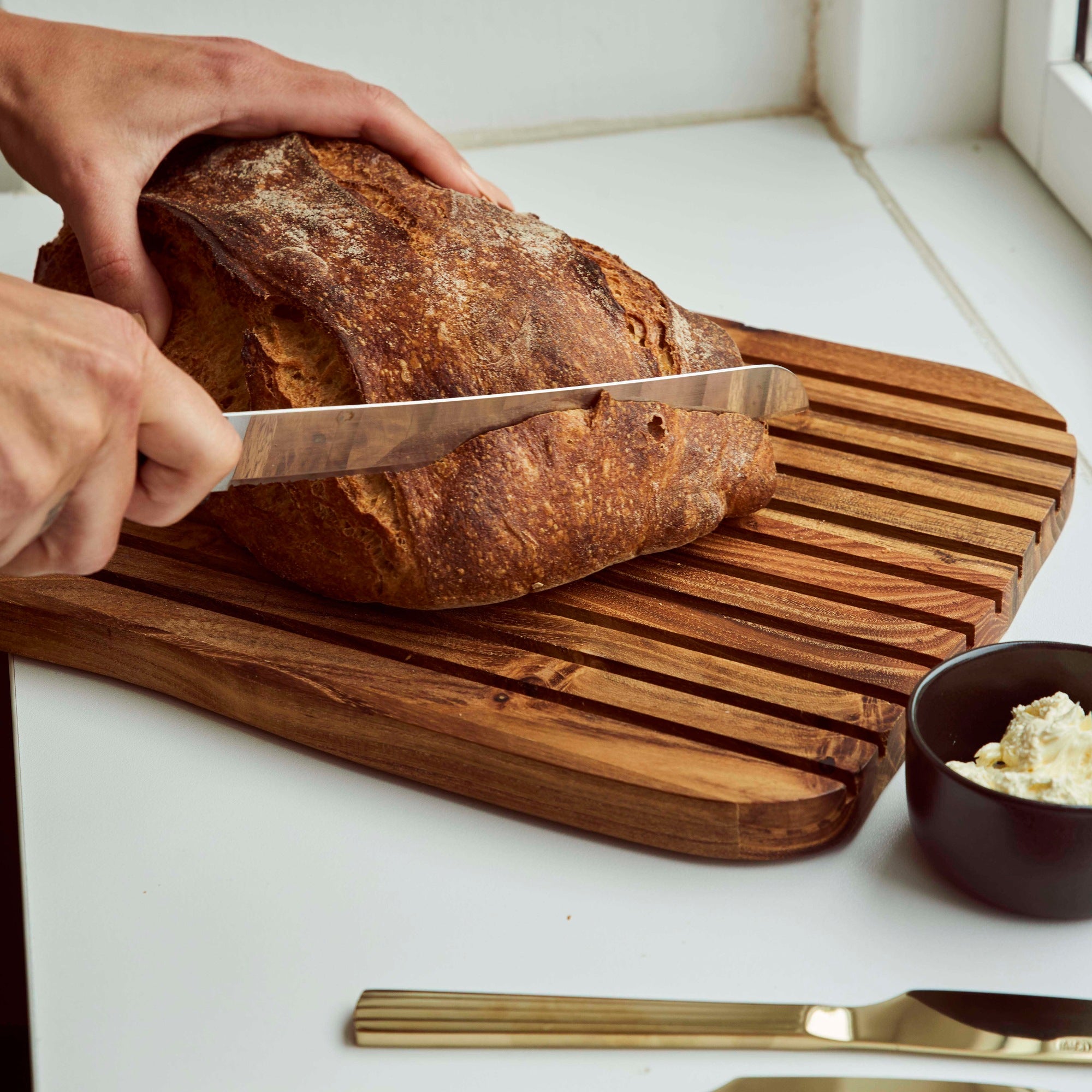 RAW Teak brødskærebræt | Natural