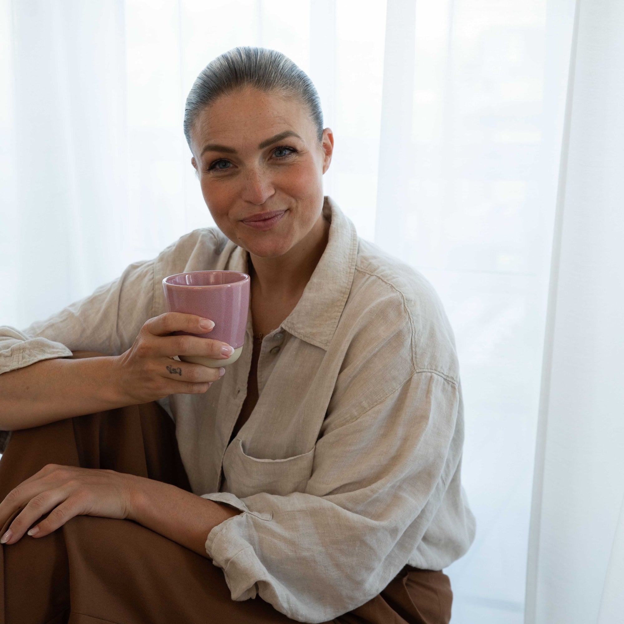 RAW Colour krus uden hank 30 cl | Roseish