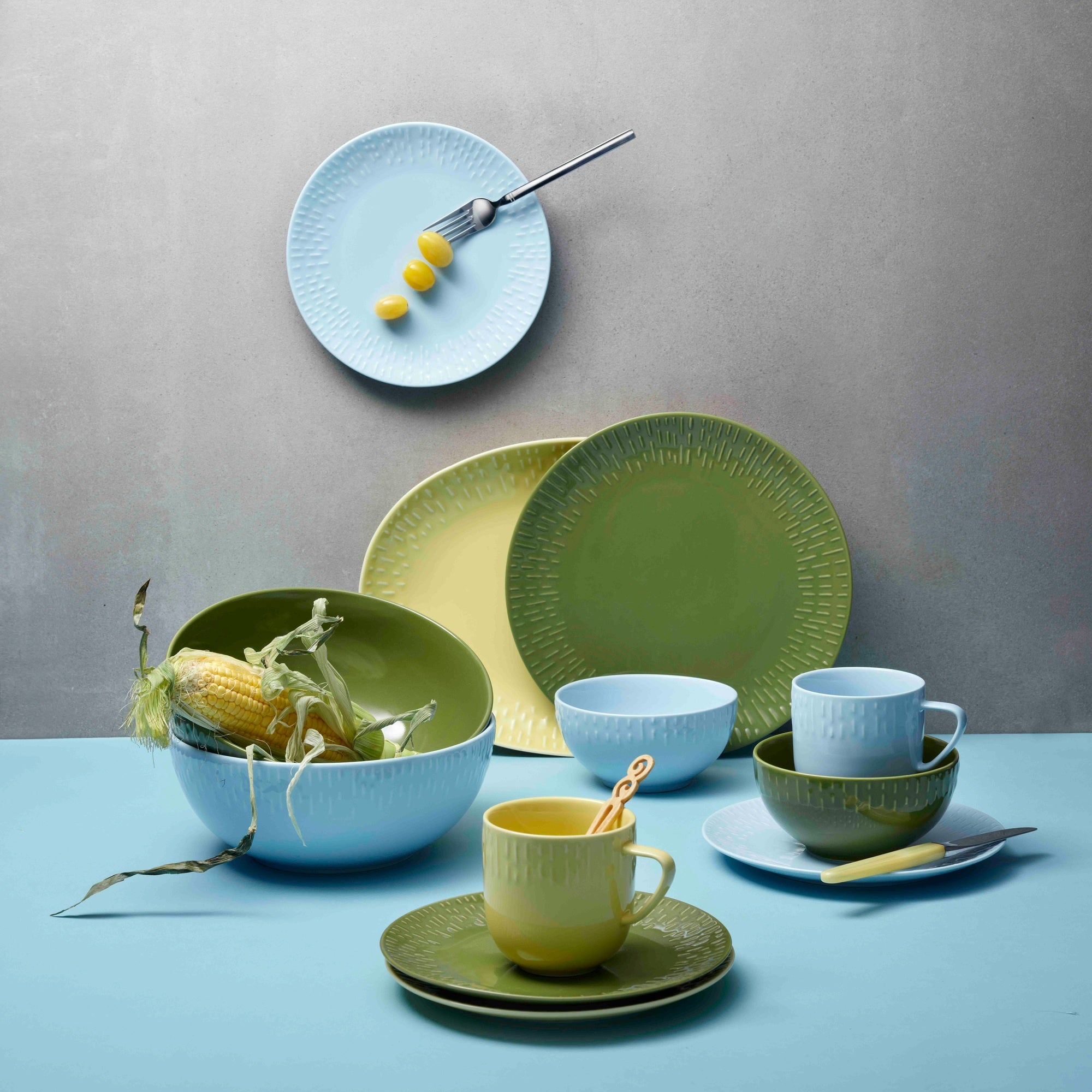 Confetti middagstallerken | Olive