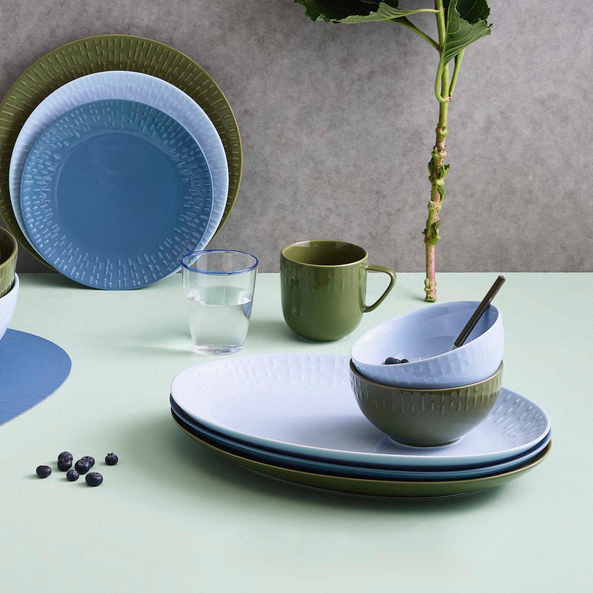 LIFE IN COLOUR Art glas | Blueberry