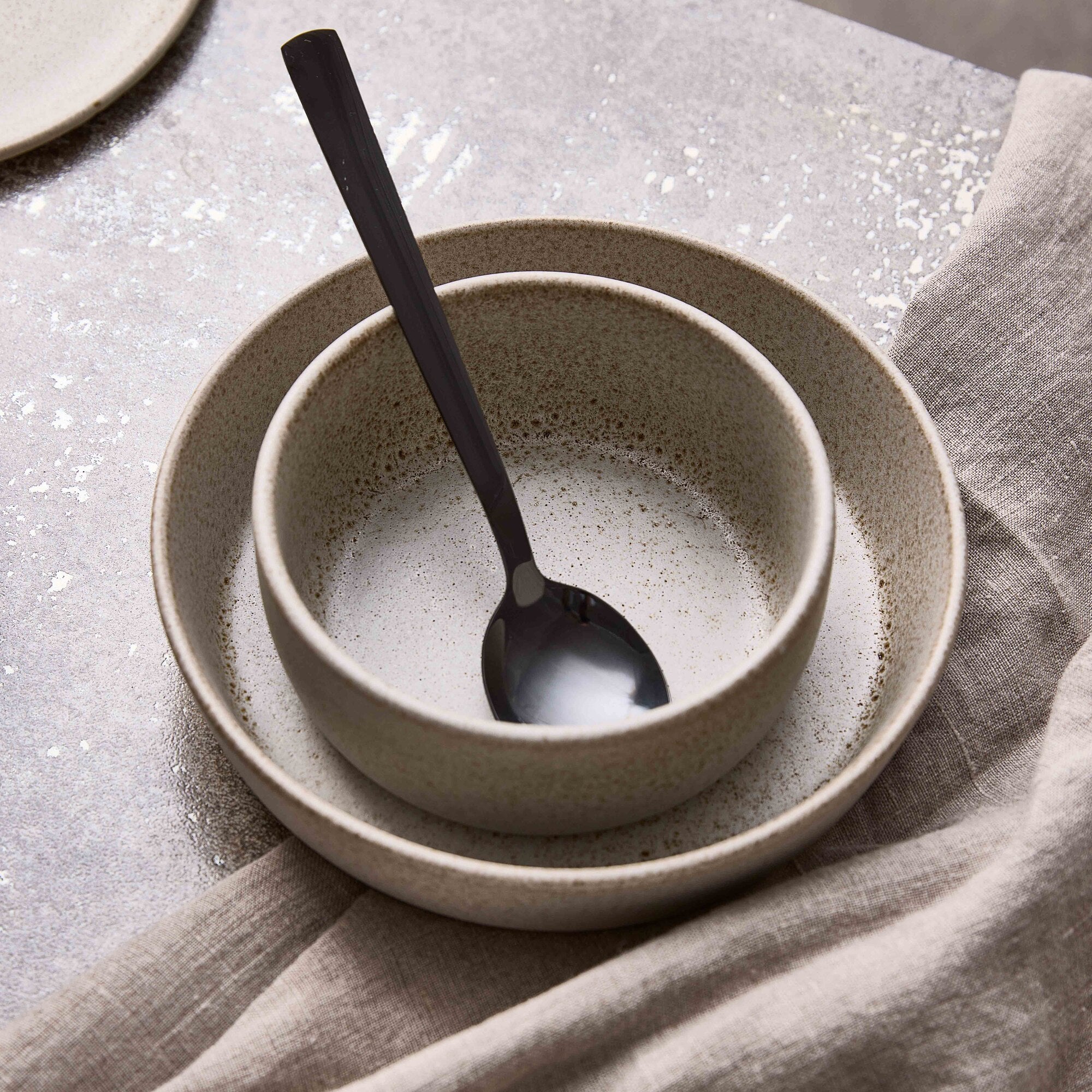 RAW suppetallerken 4 stk. | Sandy Beige