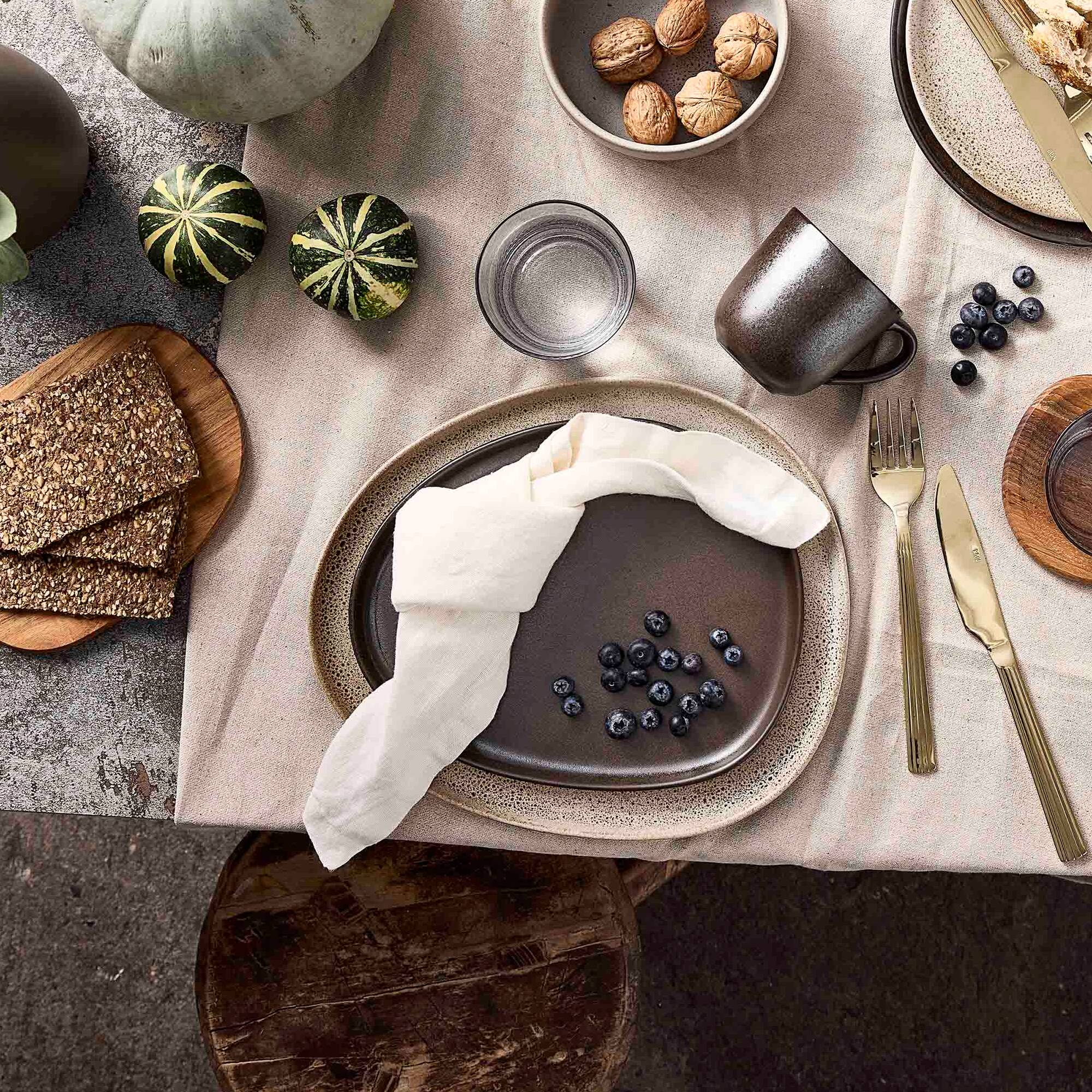 RAW Organic middagstallerken | Sandy Beige