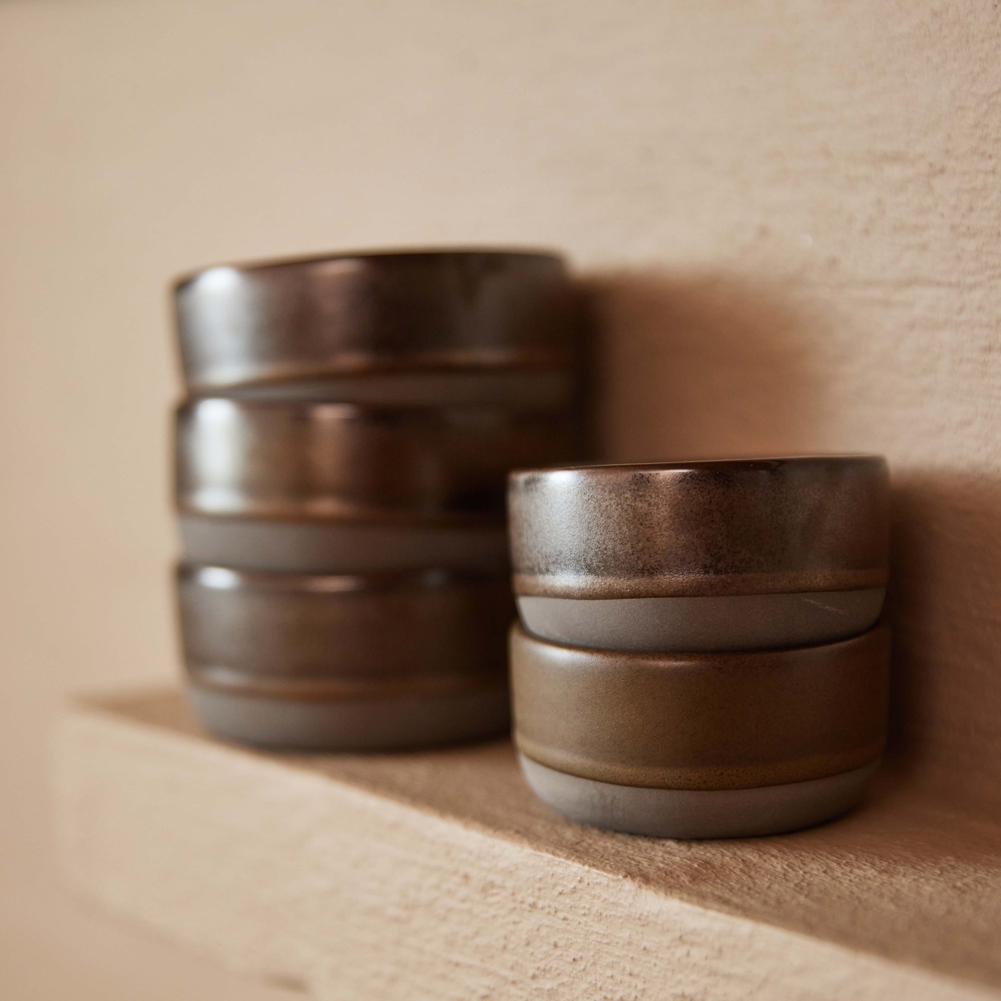 RAW skål 13,5 cm 3 stk. | Metallic Brown