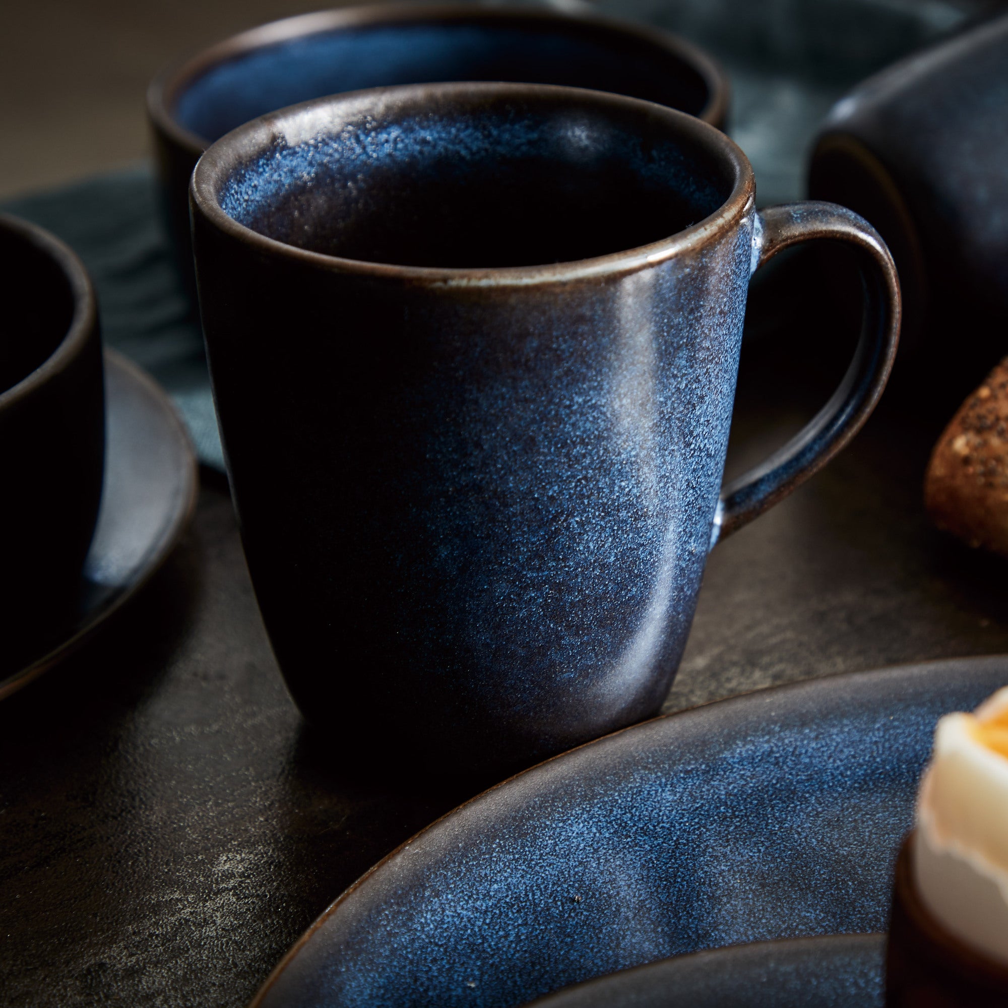 RAW krus med hank | Midnight Blue