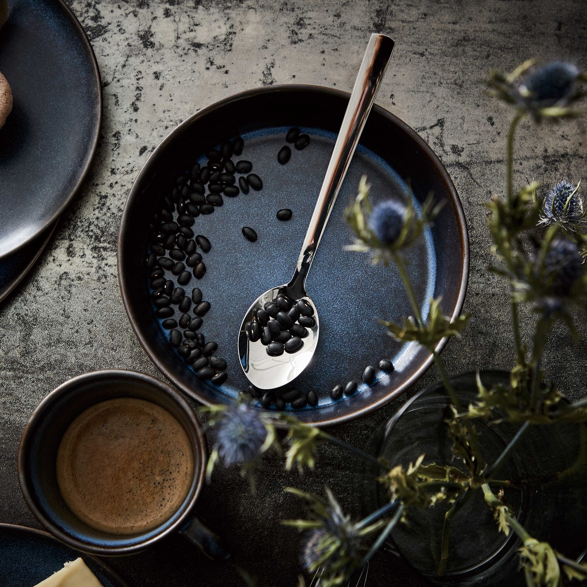 RAW suppetallerken 4 stk. | Midnight Blue