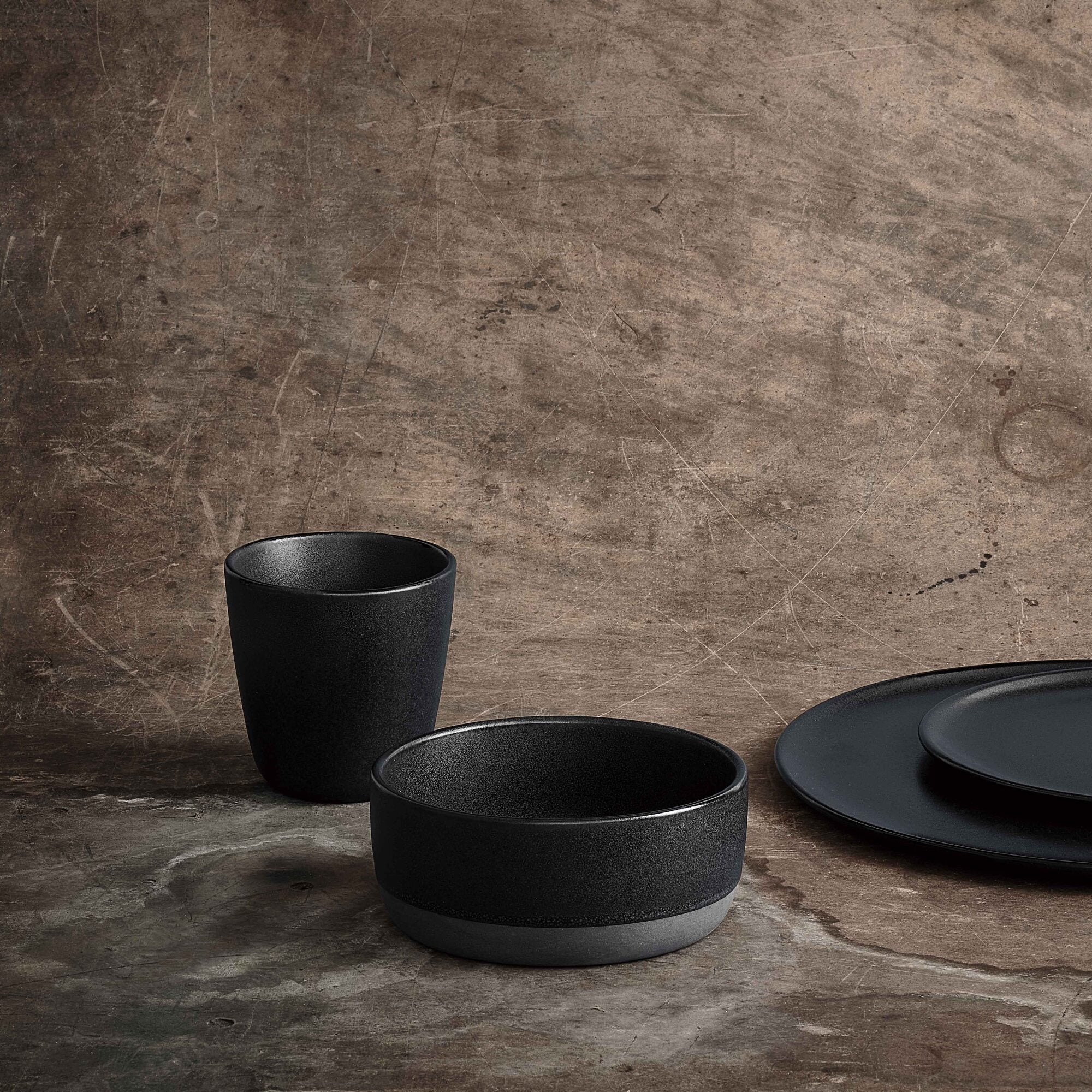 RAW krus uden hank | Titanium Black