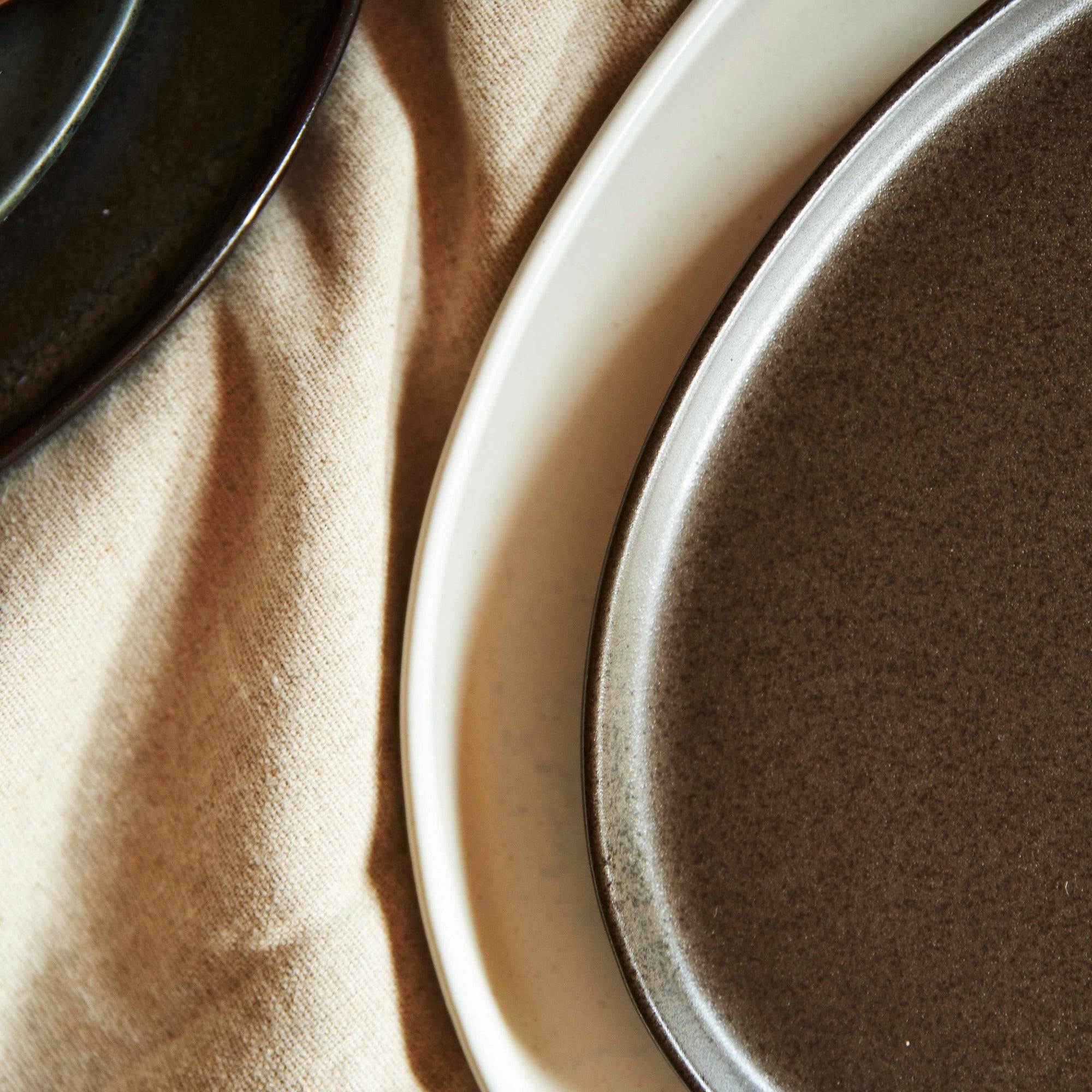 RAW Organic frokosttallerken | Metallic Brown