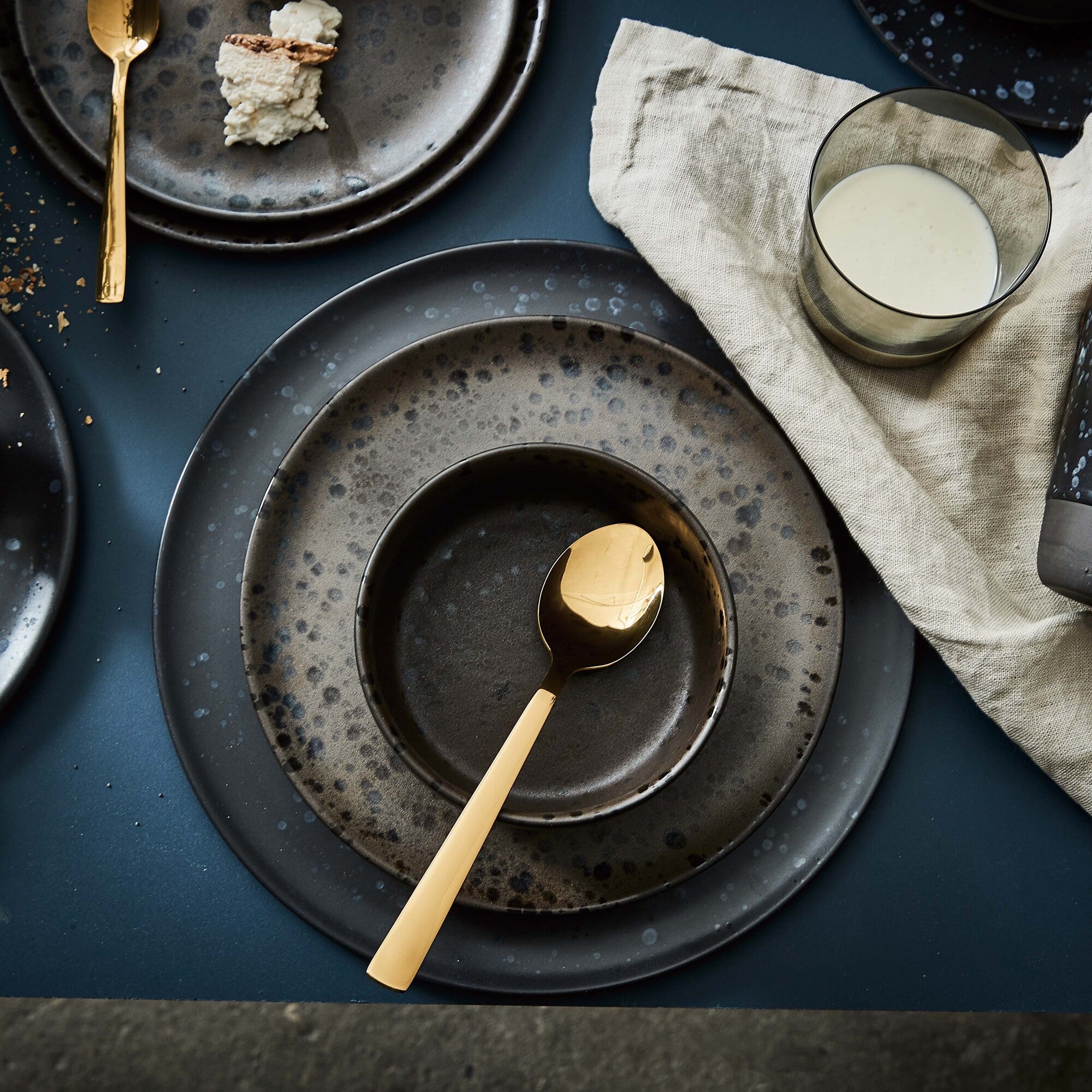 RAW spiseske 4 stk. | Guld