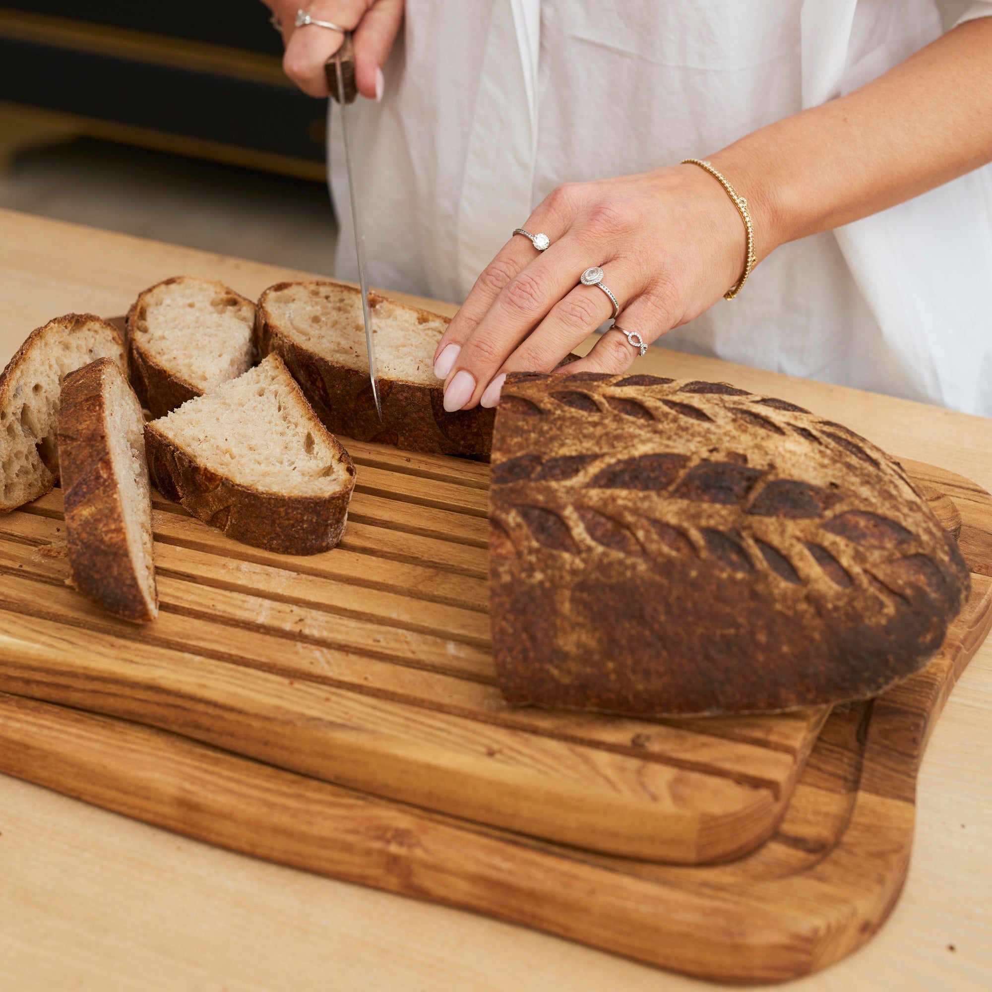 RAW Teak brødskærebræt | Natural