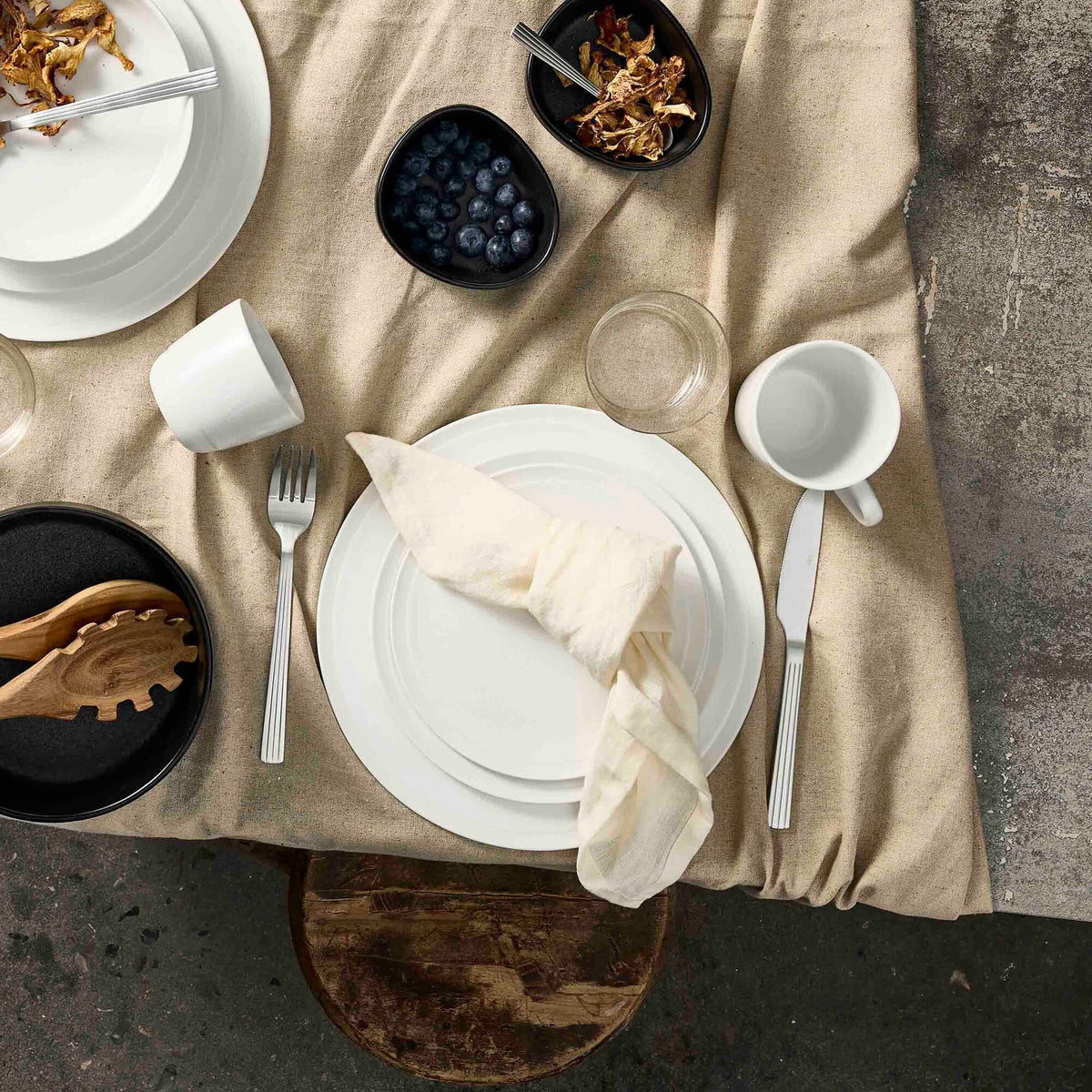 RAW Pure Porcelain desserttallerken | Hvid
