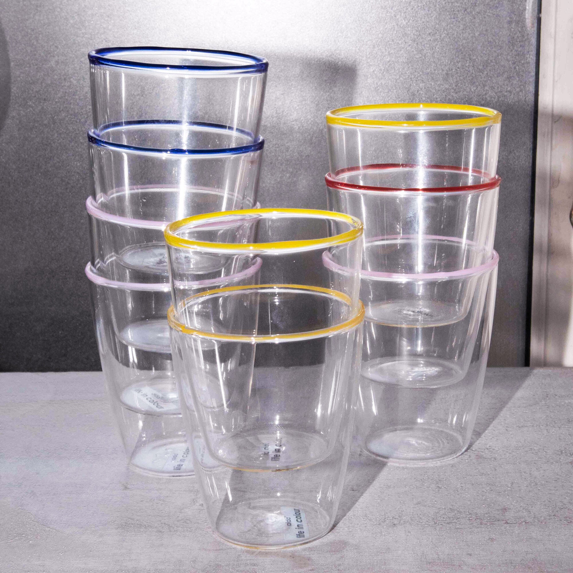 Art glas 6 stk. | Mix