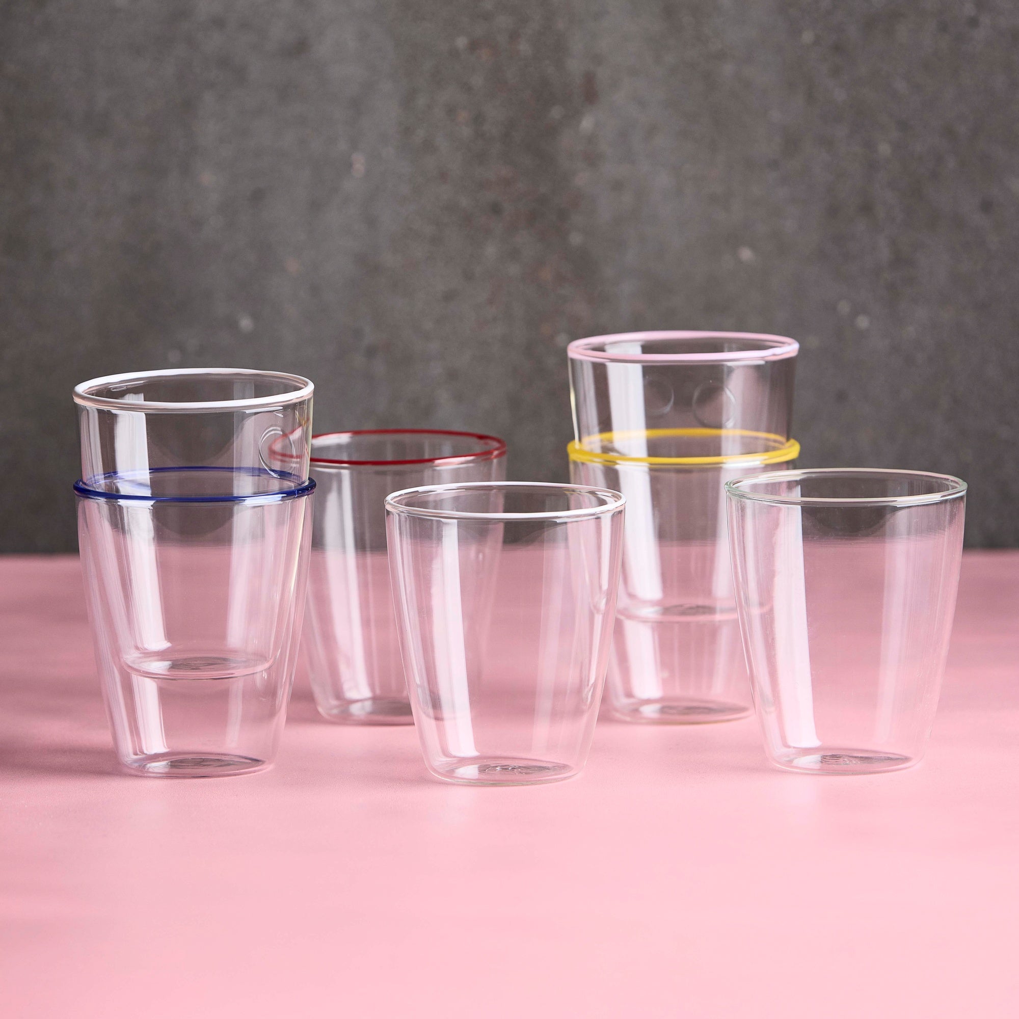 Art glas 6 stk. | Mix