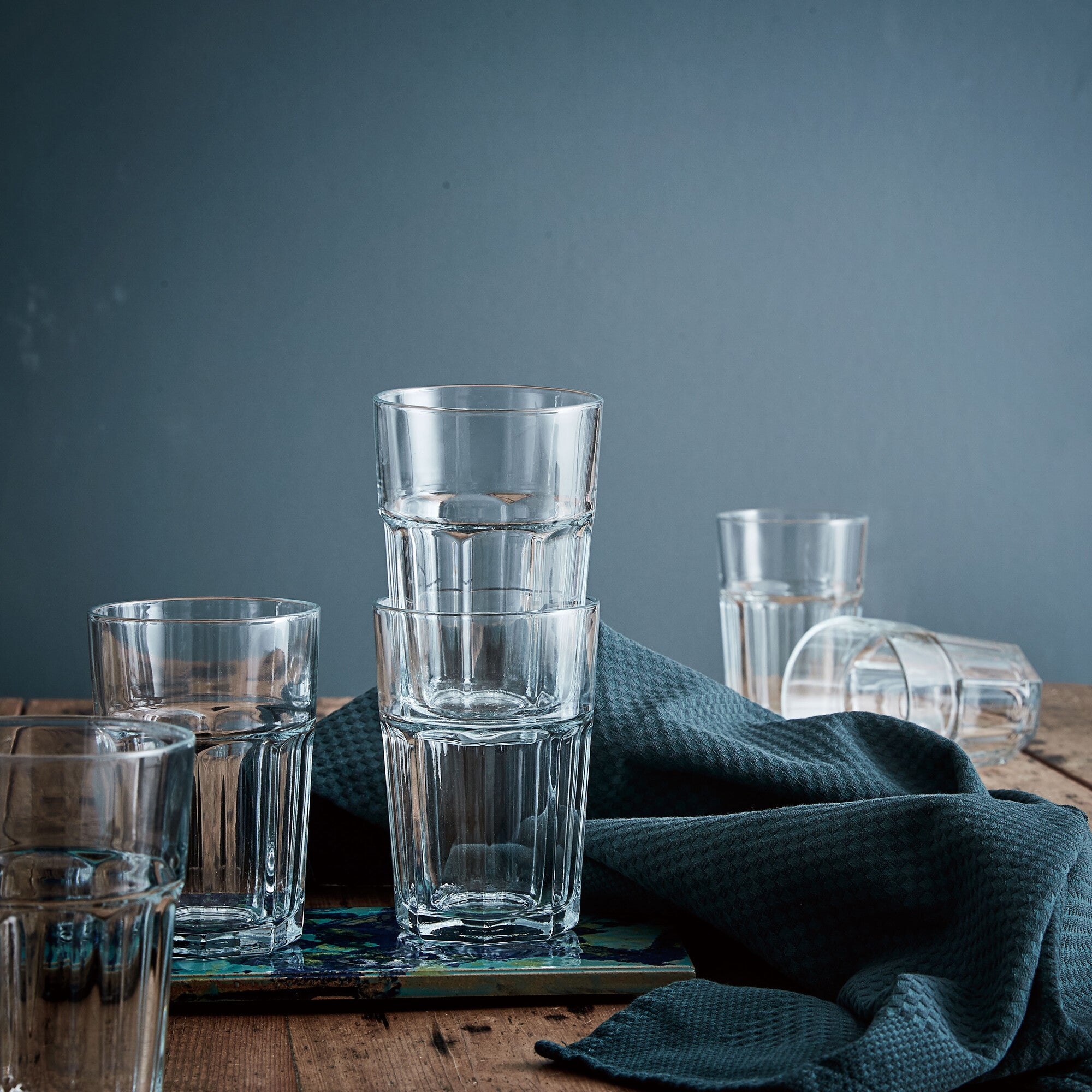 atelier granit glas 6 stk. høj | Klar
