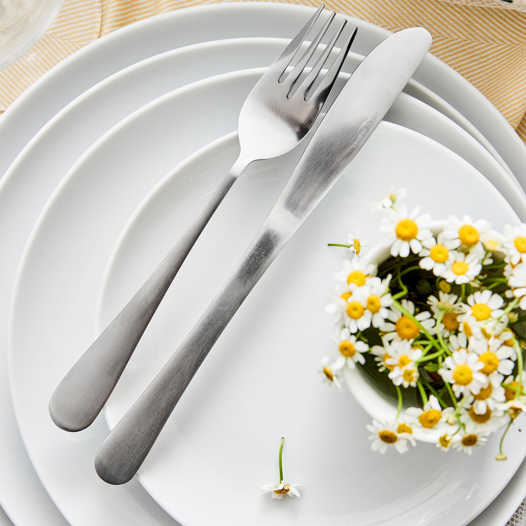 atelier steaktallerken 4 stk. | Super Hvid