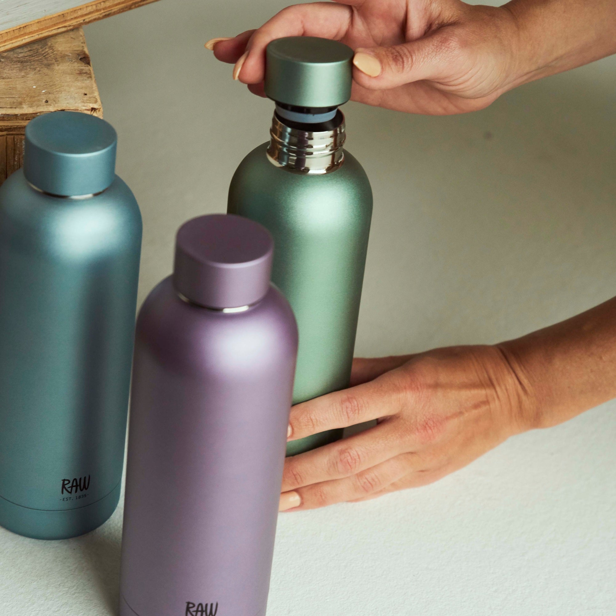 RAW To Go termoflaske | Mat Lilla