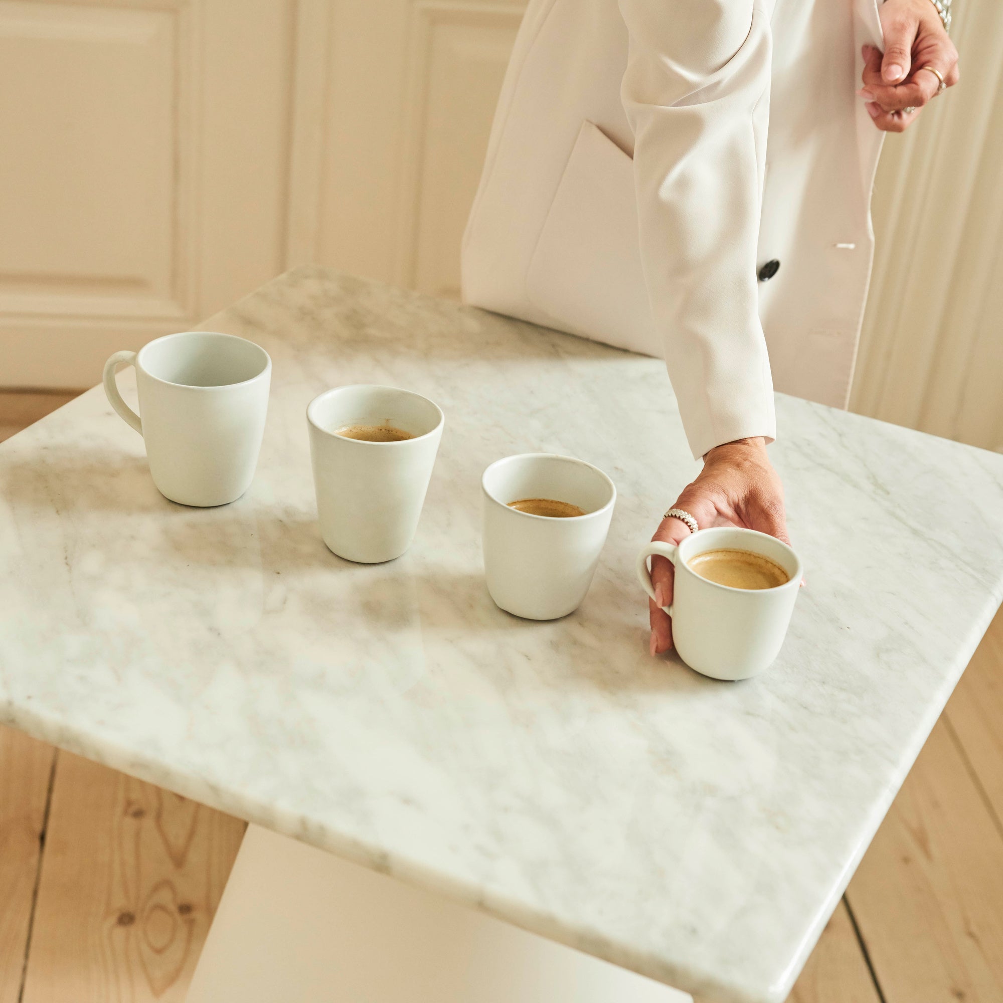 RAW kaffekop | Arctic White