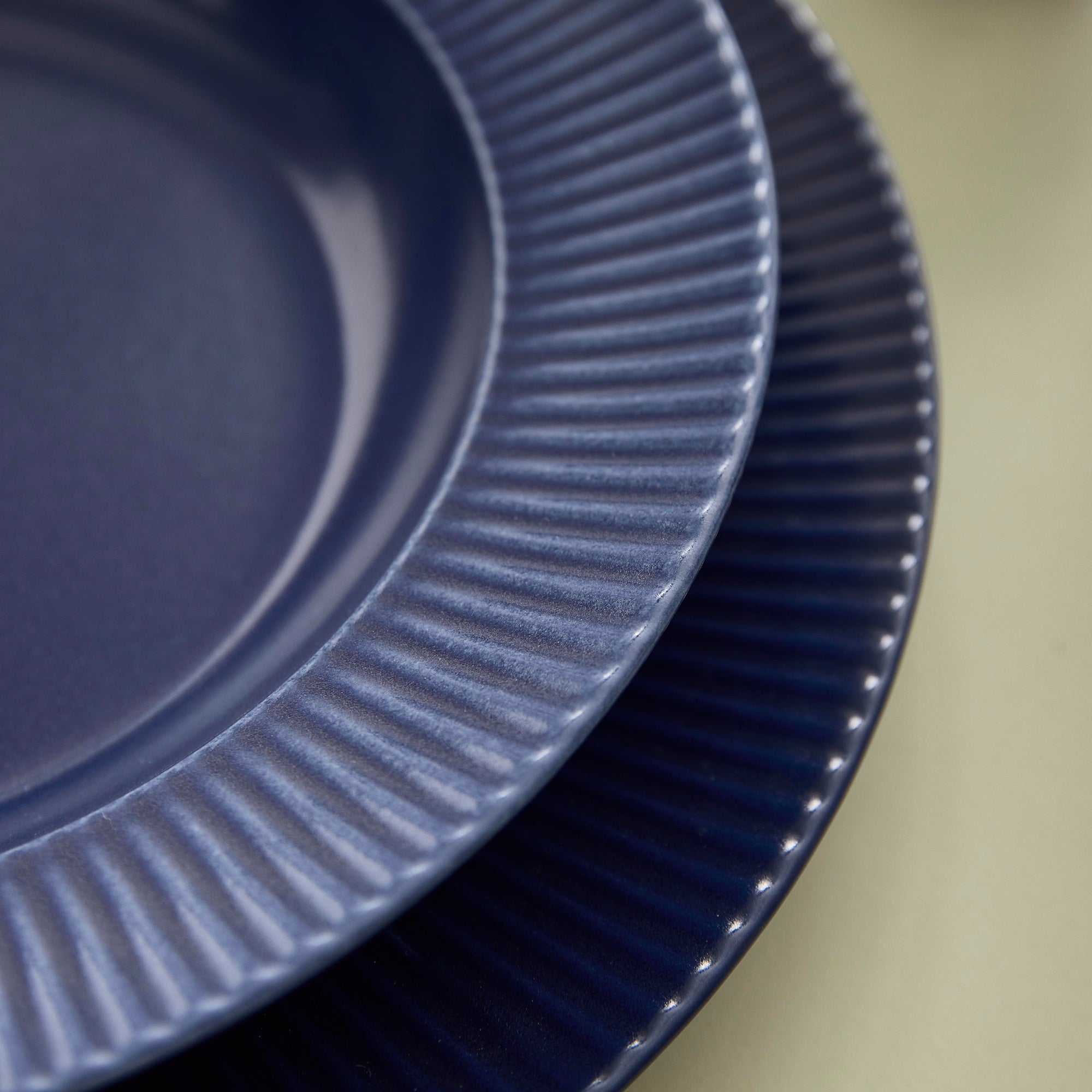 Groovy middagstallerken | Blå