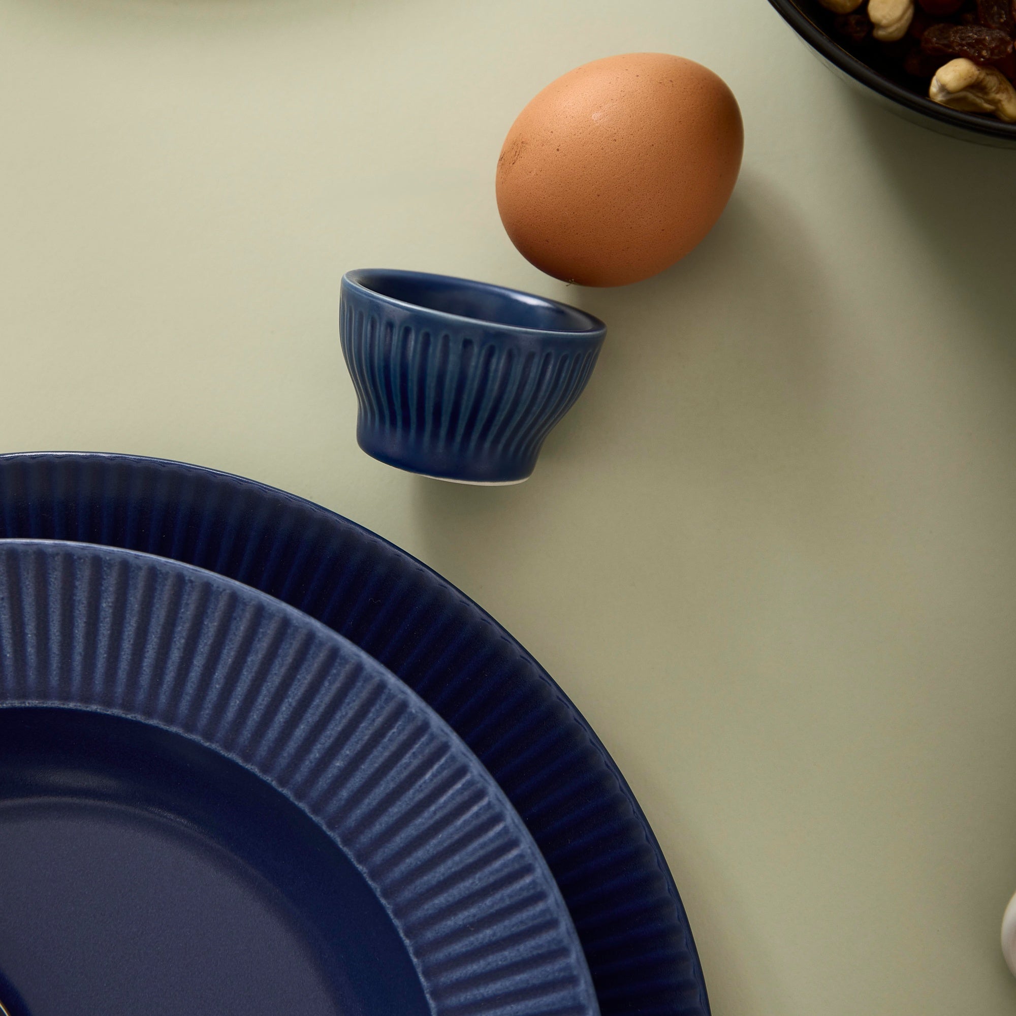 Groovy middagstallerken | Blå