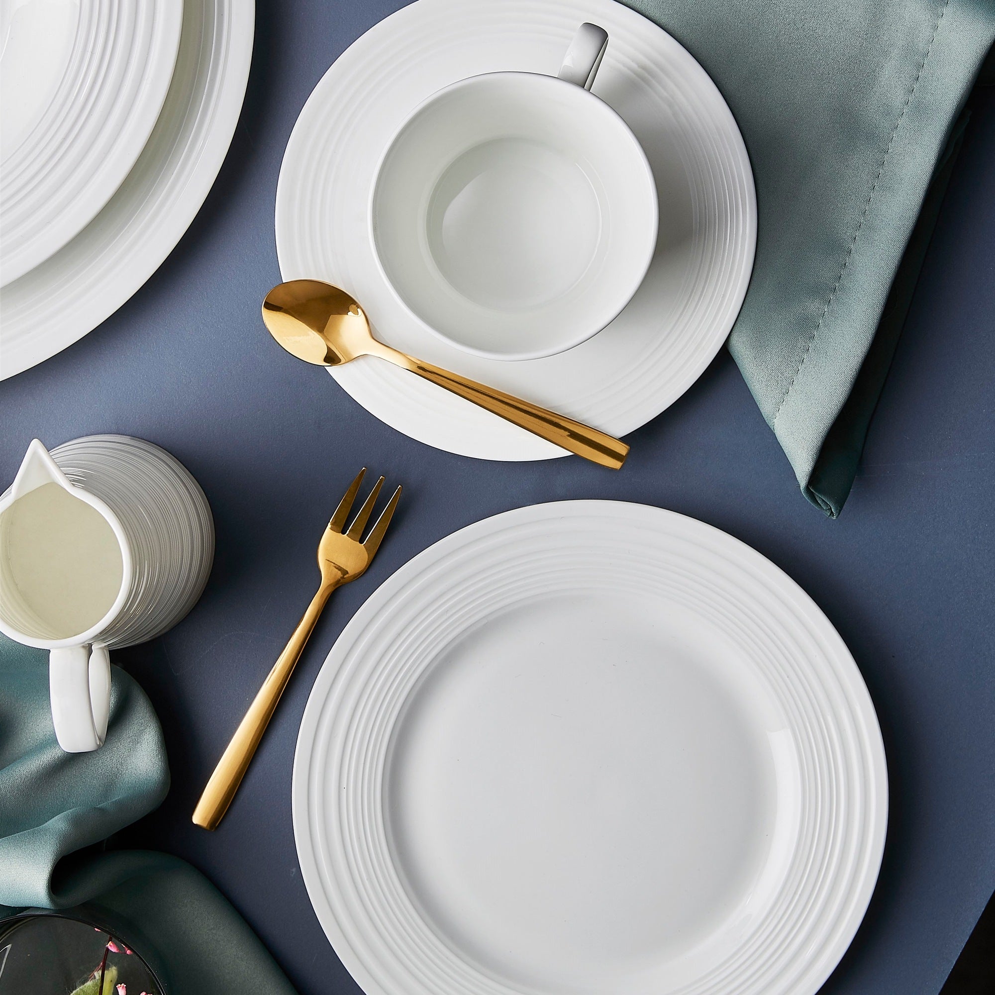 Passion frokosttallerken 4 stk. | Creme Hvid