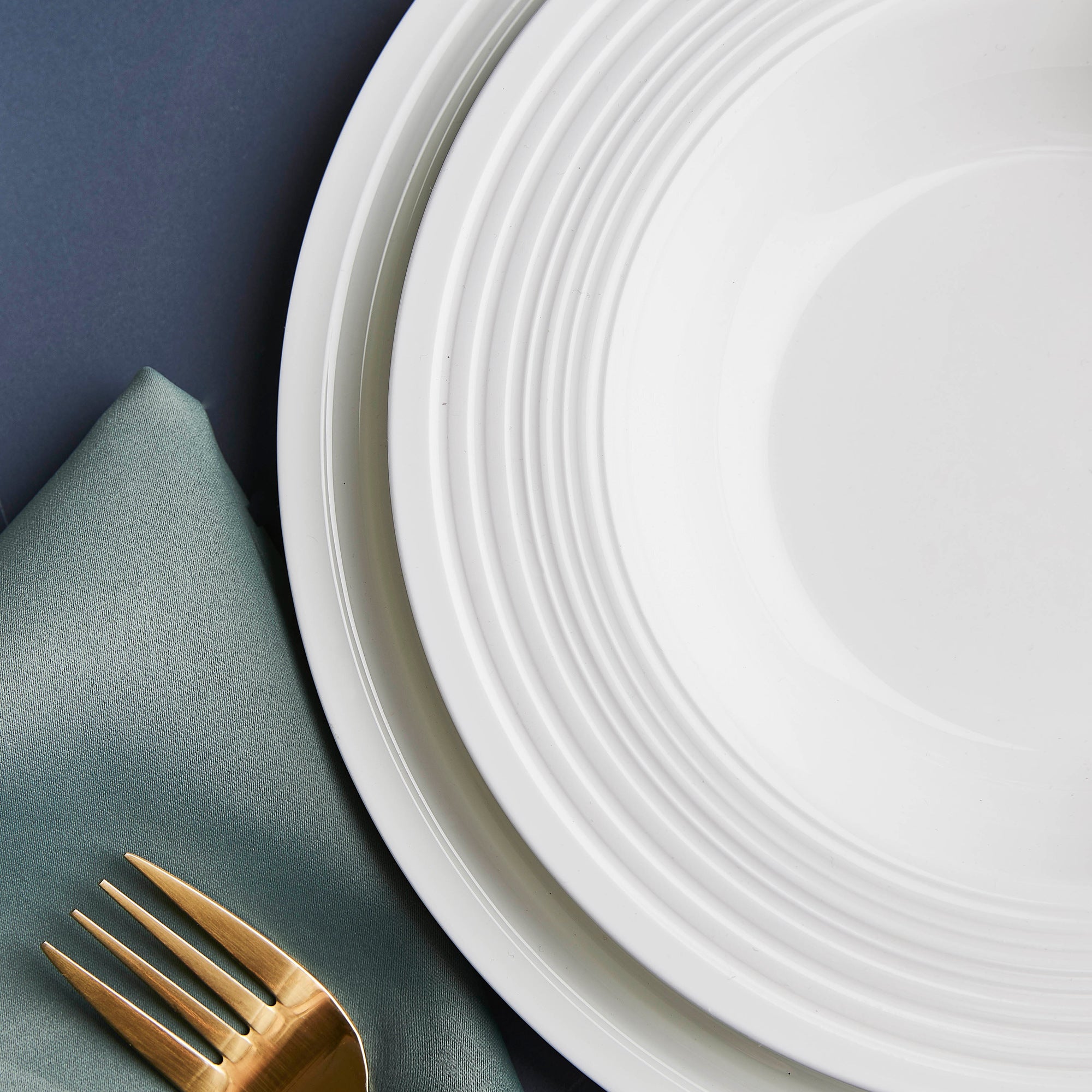 Passion suppetallerken 4 stk. | Creme Hvid