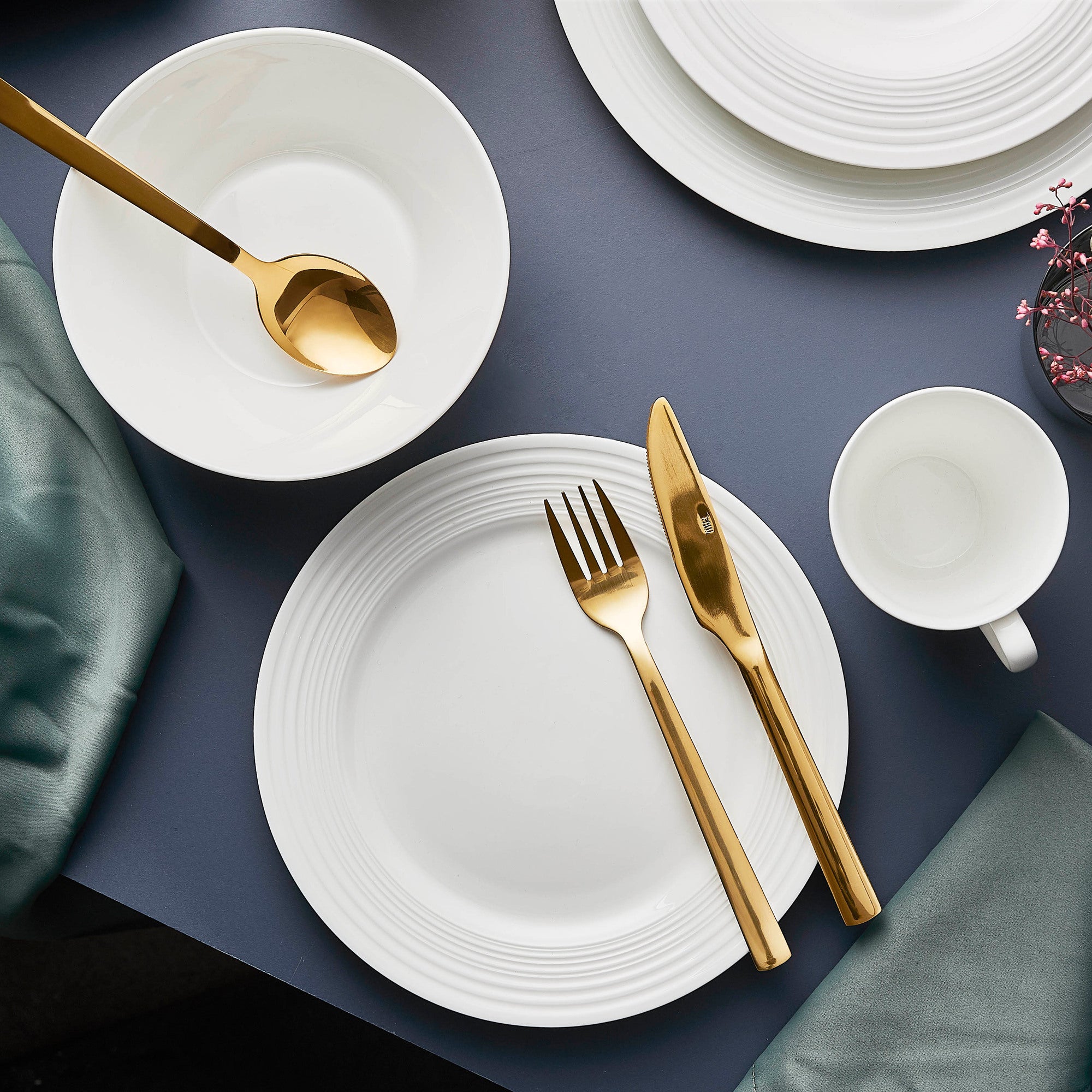 Passion frokosttallerken 4 stk. | Creme Hvid