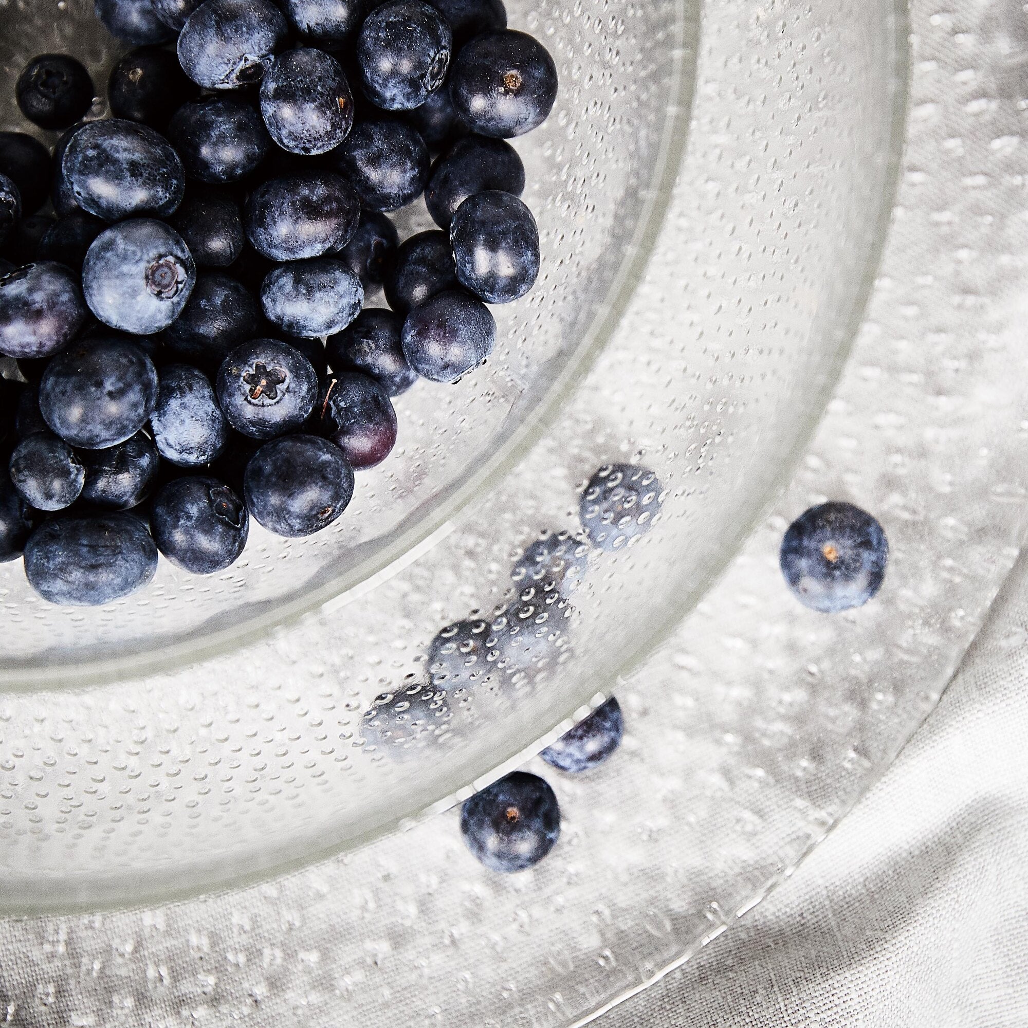 RAW Glass Beads rundt fad | Klar