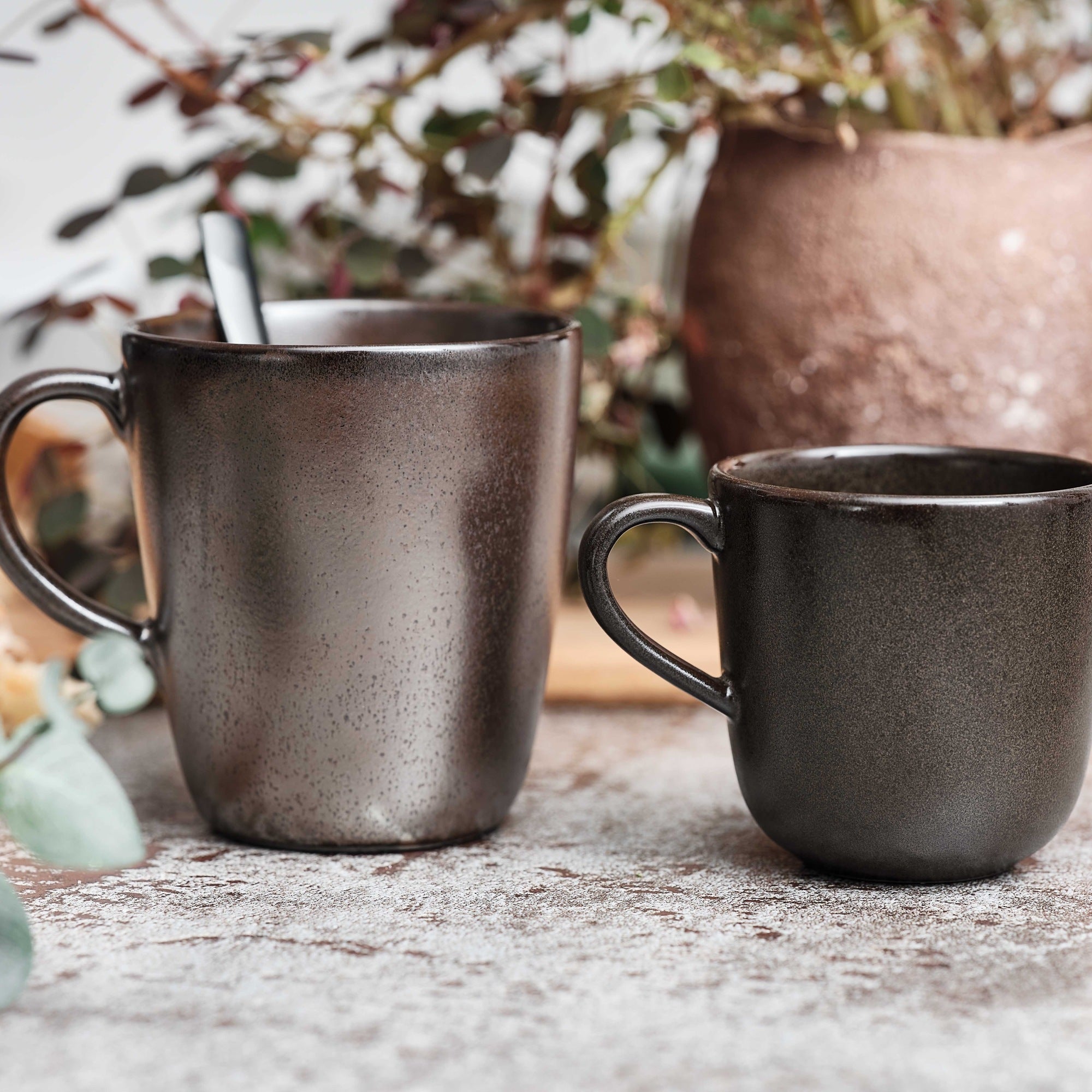 RAW kaffekop | Metallic Brown