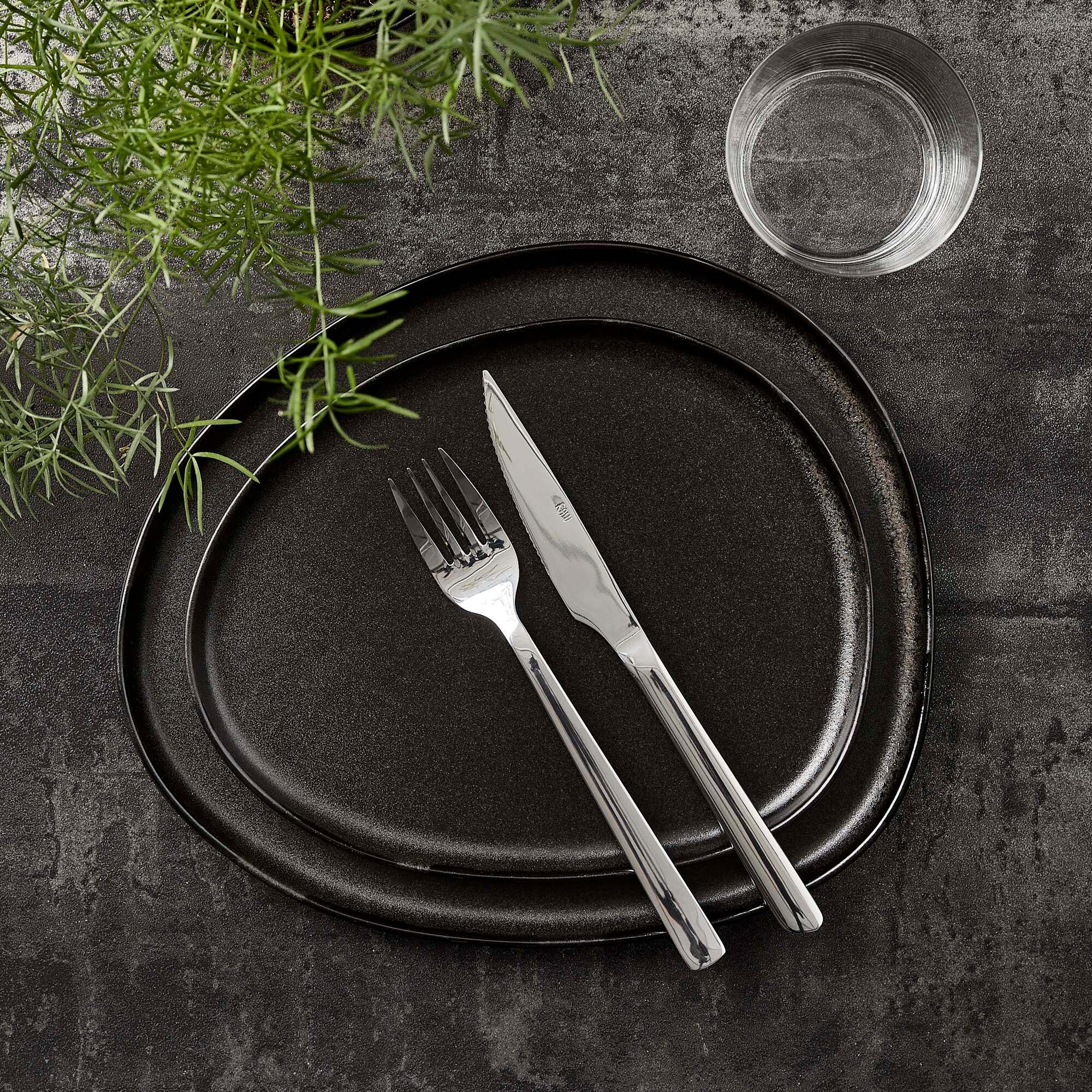 RAW steaksæt 8 dele | Blank Stål