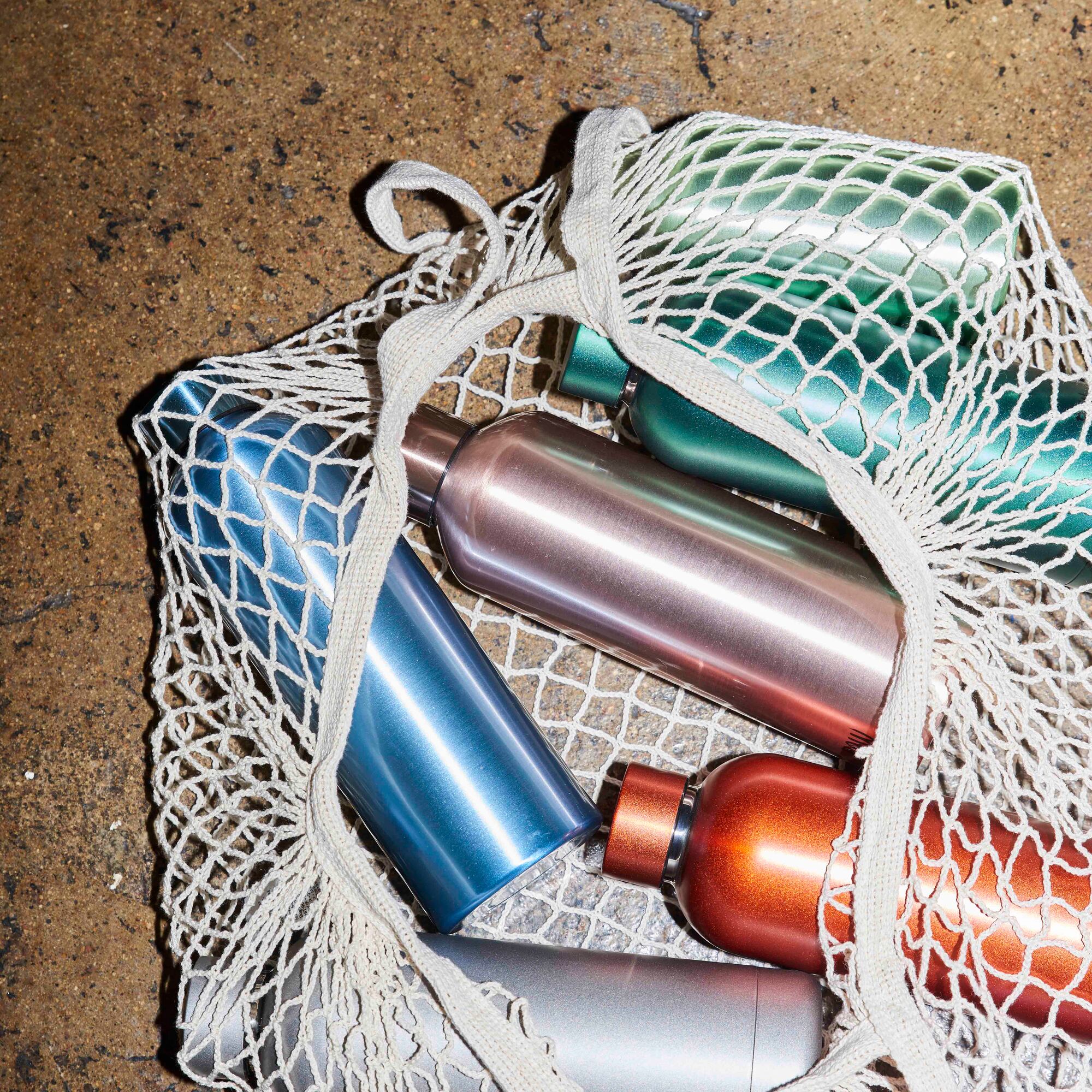 RAW To Go termoflaske | Metallic Silver