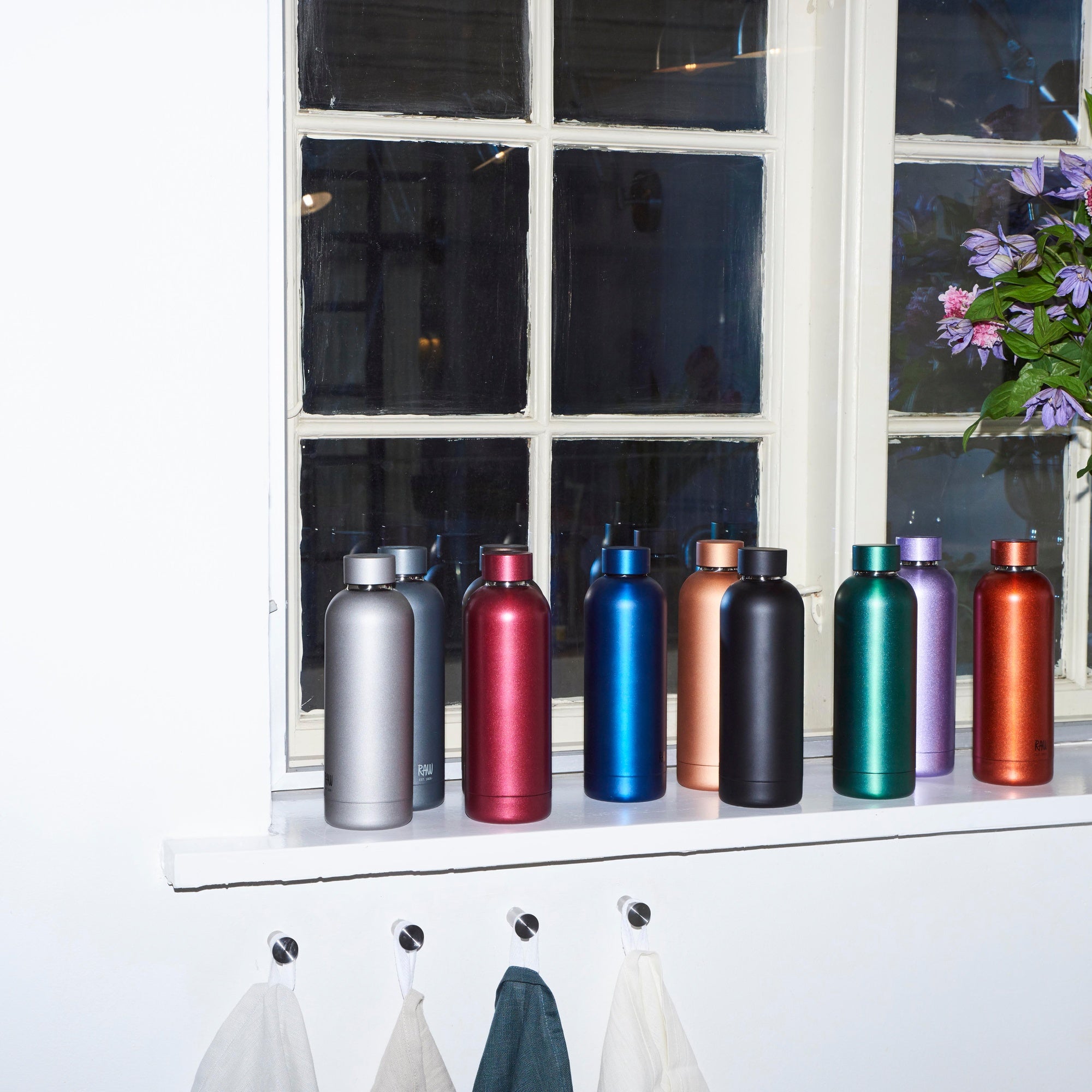 RAW To Go termoflaske | Metallic Rosegold