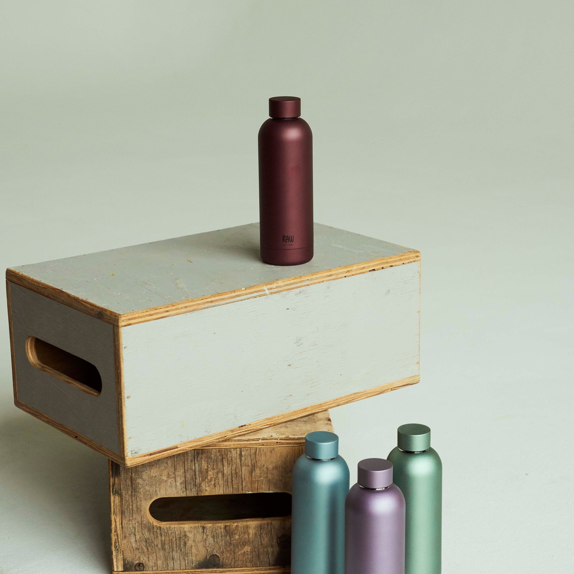 RAW To Go termoflaske | Mat Lysegrøn