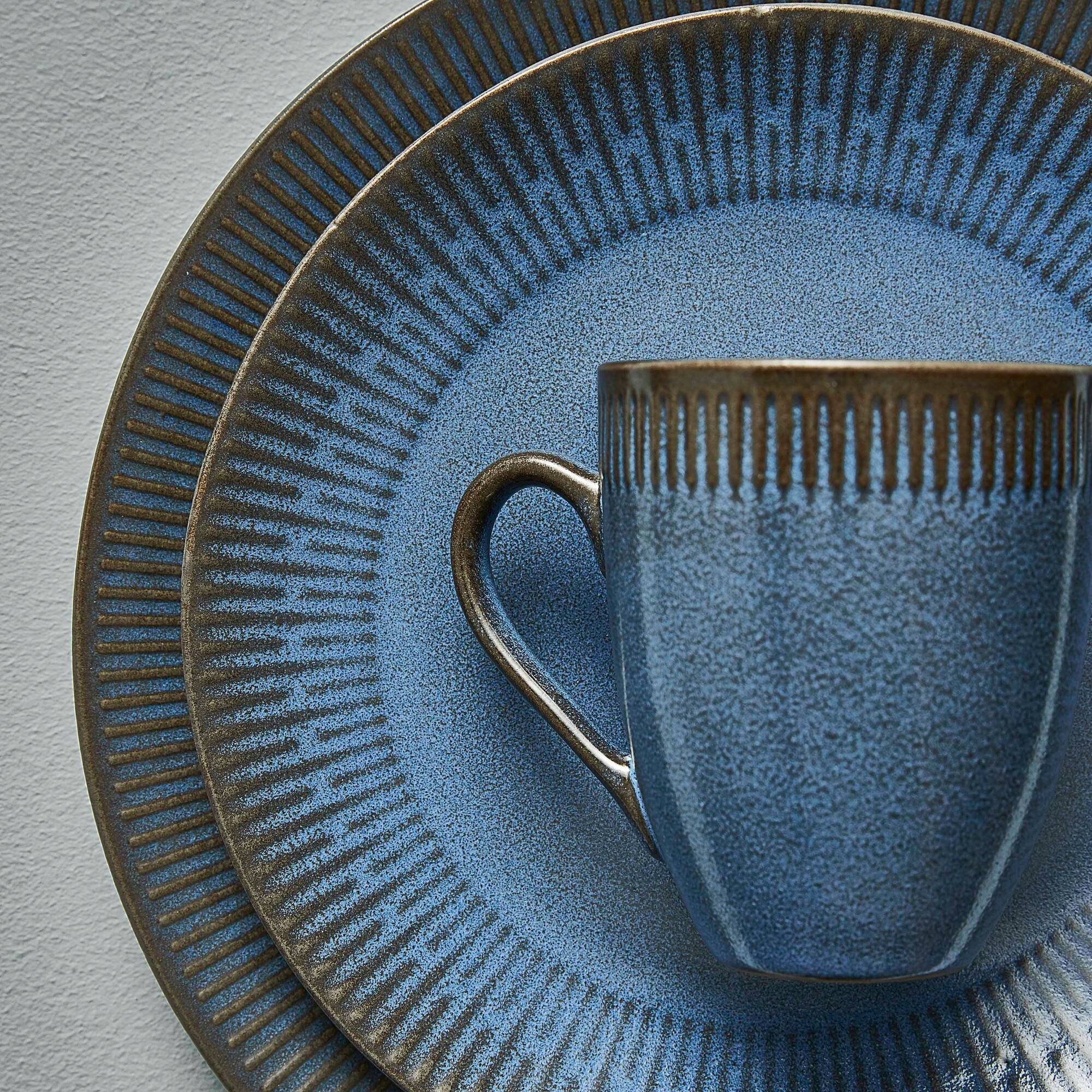 Relief  krus | Blå