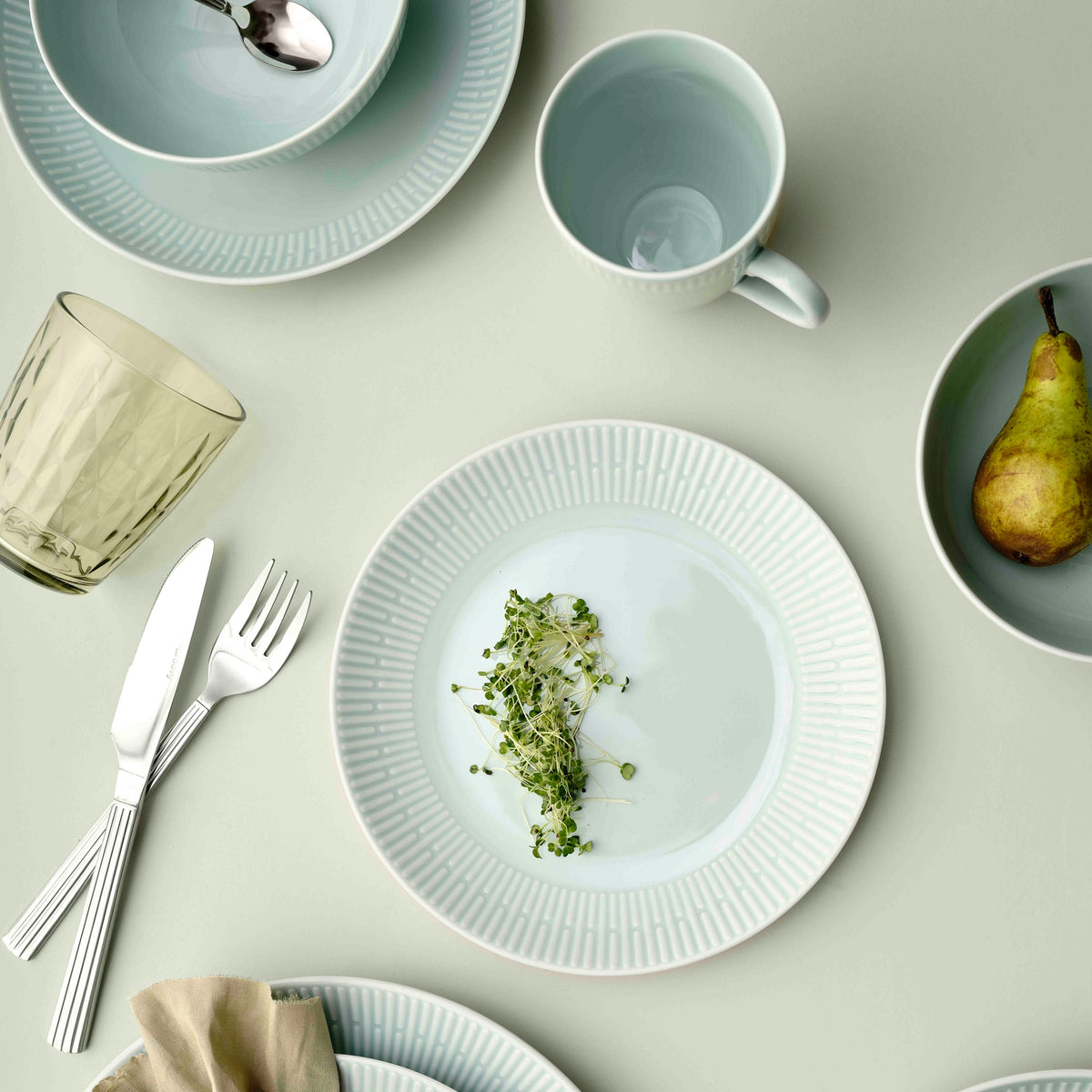 Relief krus 4 stk. | Dusty Green